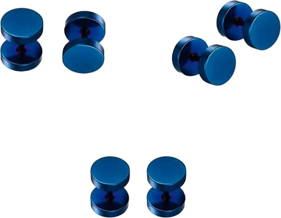 Shree Ju Trendy Blue Barbell Dumbbell Screw Back Bali Combo For Men Women (3 Sets) Shree Ju Trendy Blue Barbell Dumbbell Screw Back Bali Combo For Men Women (3 Sets)