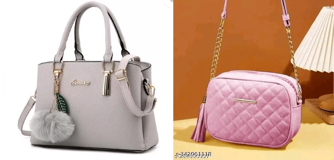     			TEH MONAINA CEPAT Shoulder Bag PU Set of 1 ( Pink )