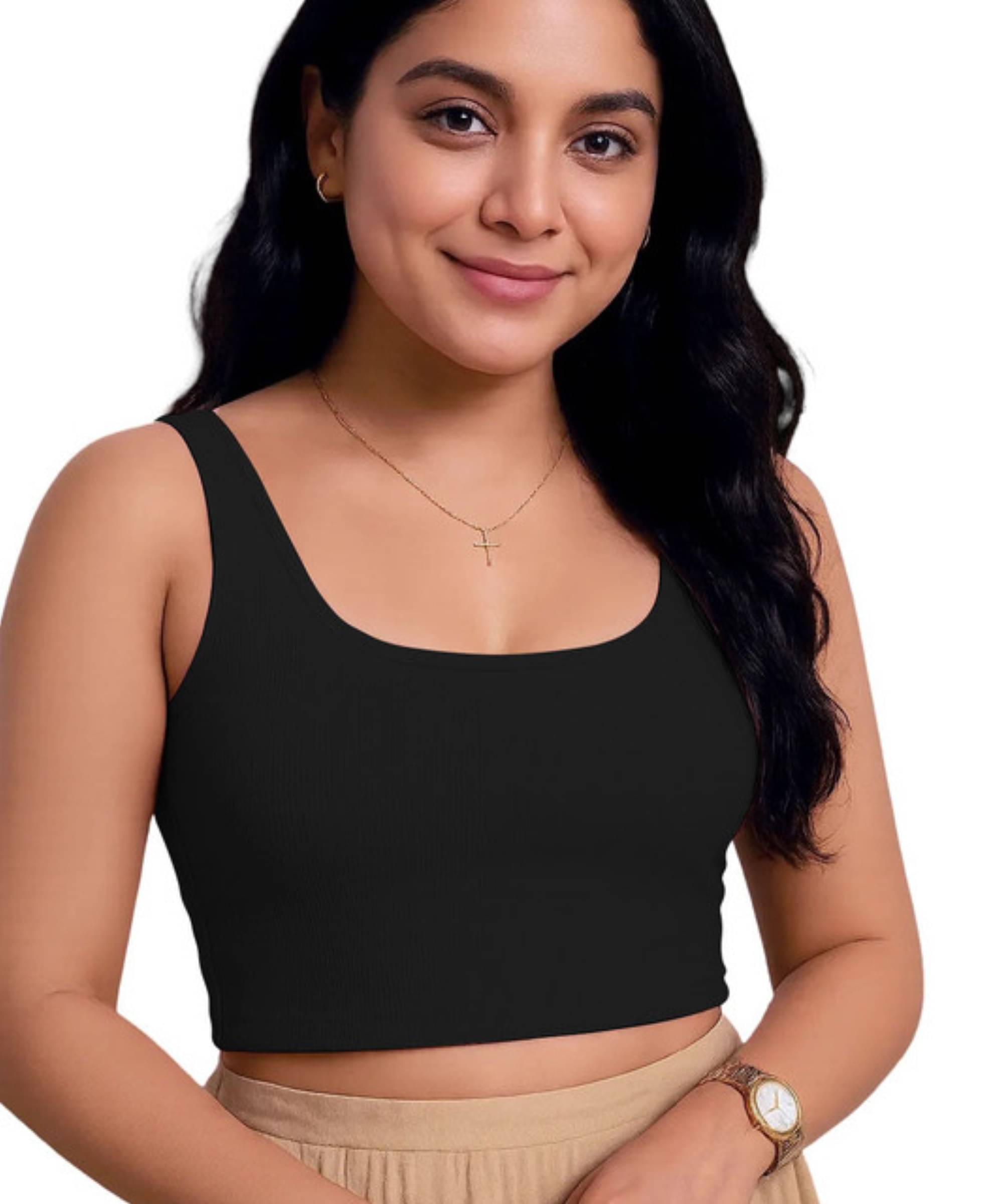THE BLAZZE Beige Readymade without Pad Cotton Blend Women's Blouse ( Pack of 1 ) THE BLAZZE Beige Readymade without Pad Cotton Blend Women's Blouse ( Pack of 1 )