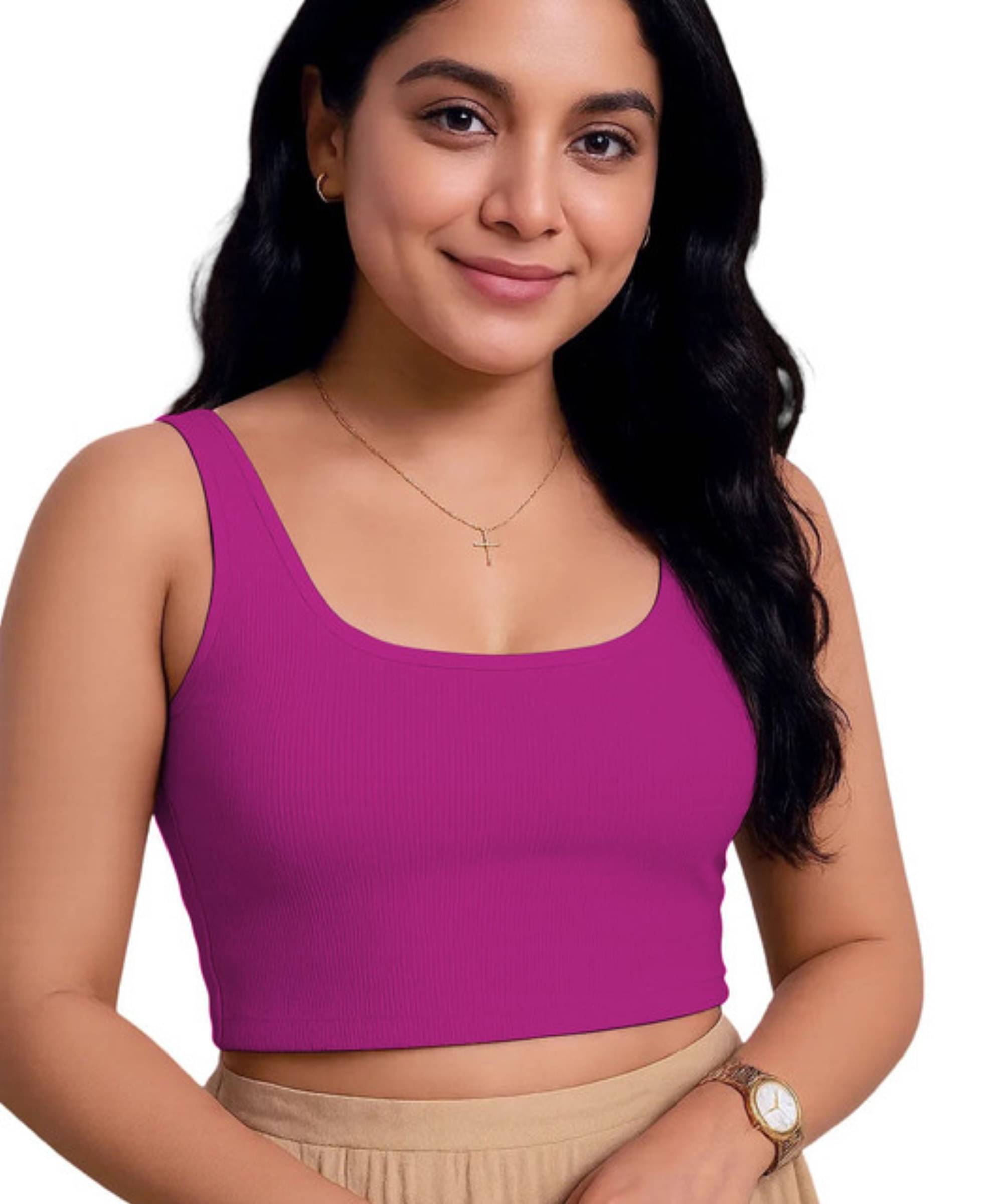THE BLAZZE Grey Readymade without Pad Cotton Blend Women's Blouse ( Pack of 1 )     			THE BLAZZE Grey Readymade without Pad Cotton Blend Women's Blouse ( Pack of 1 )