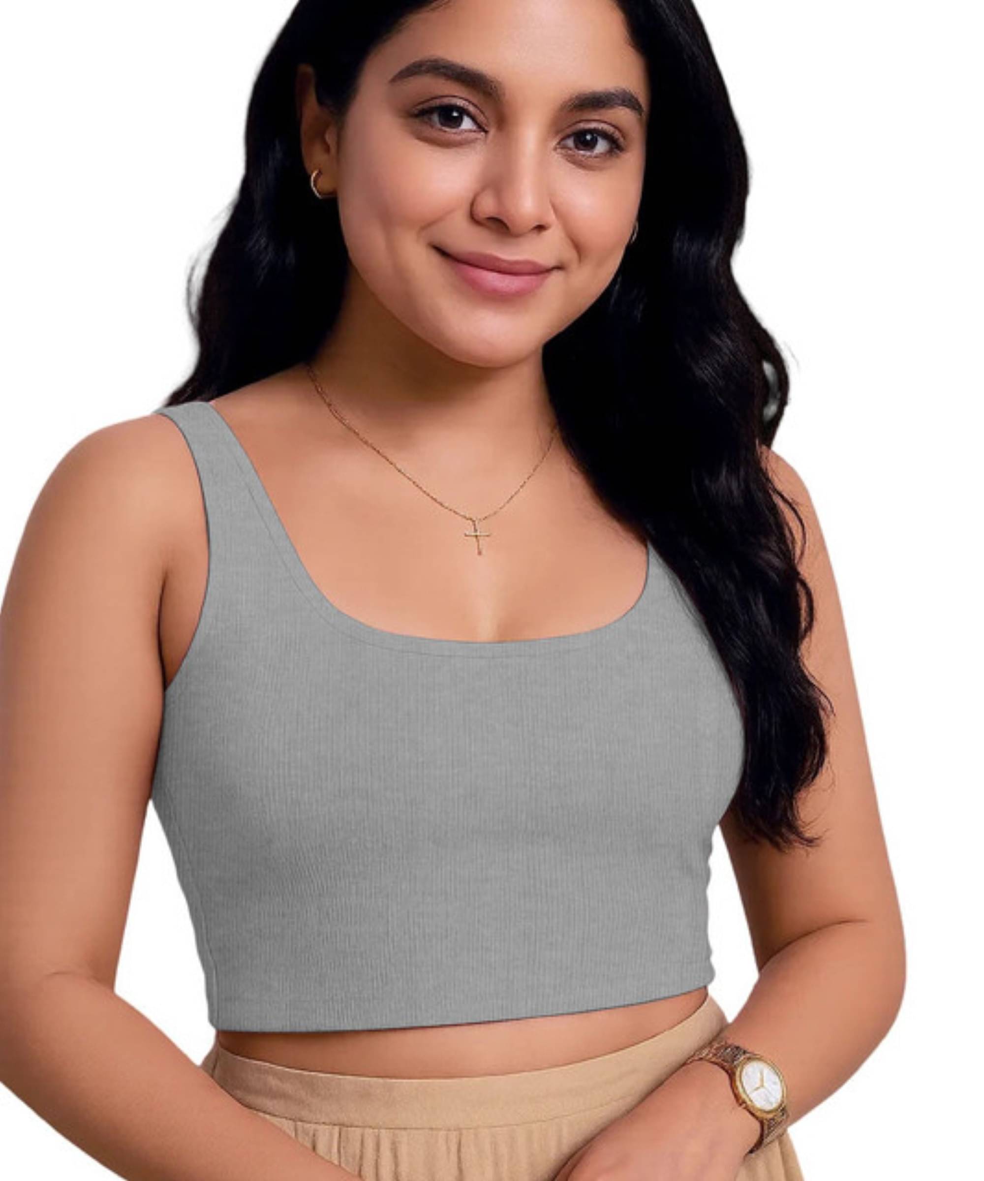     			THE BLAZZE Pink Readymade without Pad Cotton Blend Women's Blouse ( Pack of 1 )