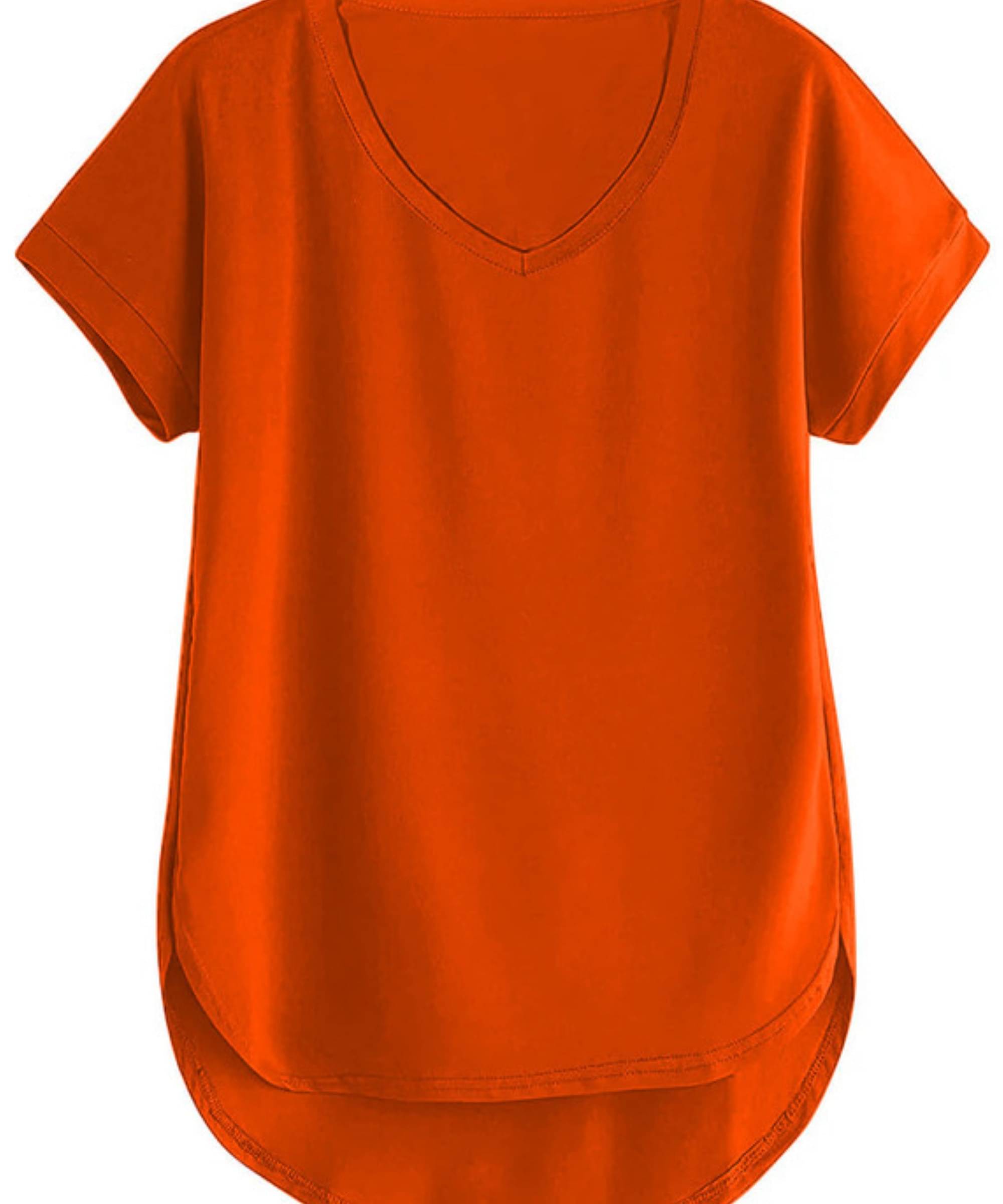     			THE BLAZZE Women's Cotton Crop Top ( Orange )
