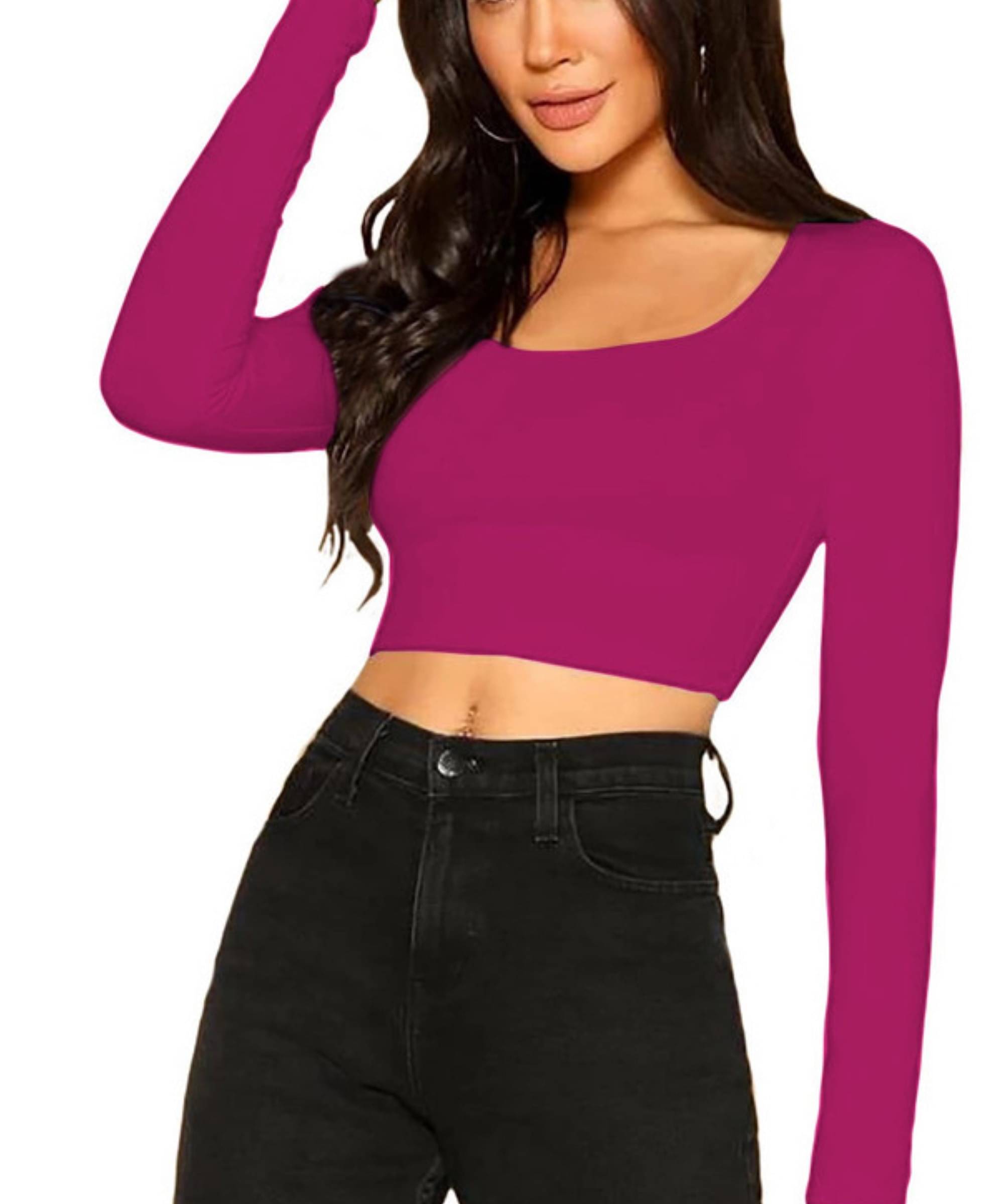 THE BLAZZE Women's Cotton Regular Top ( Pink ) THE BLAZZE Women's Cotton Regular Top ( Pink )