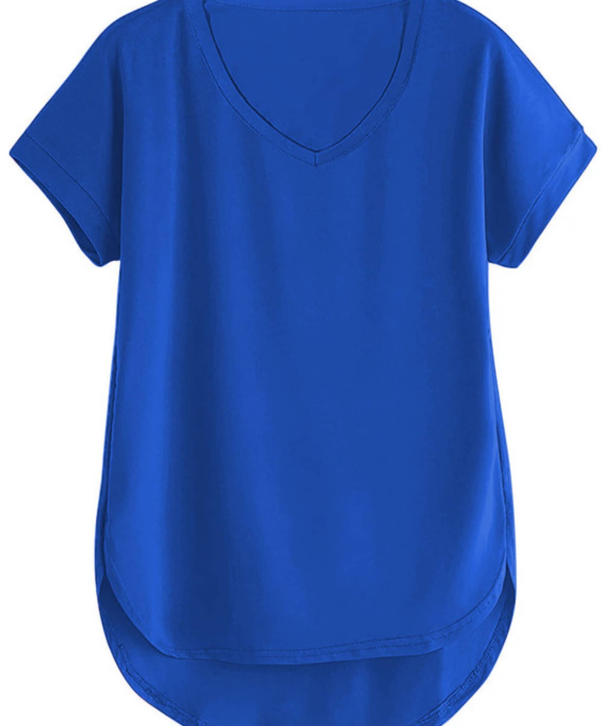     			THE BLAZZE Women's Cotton Crop Top ( Blue )