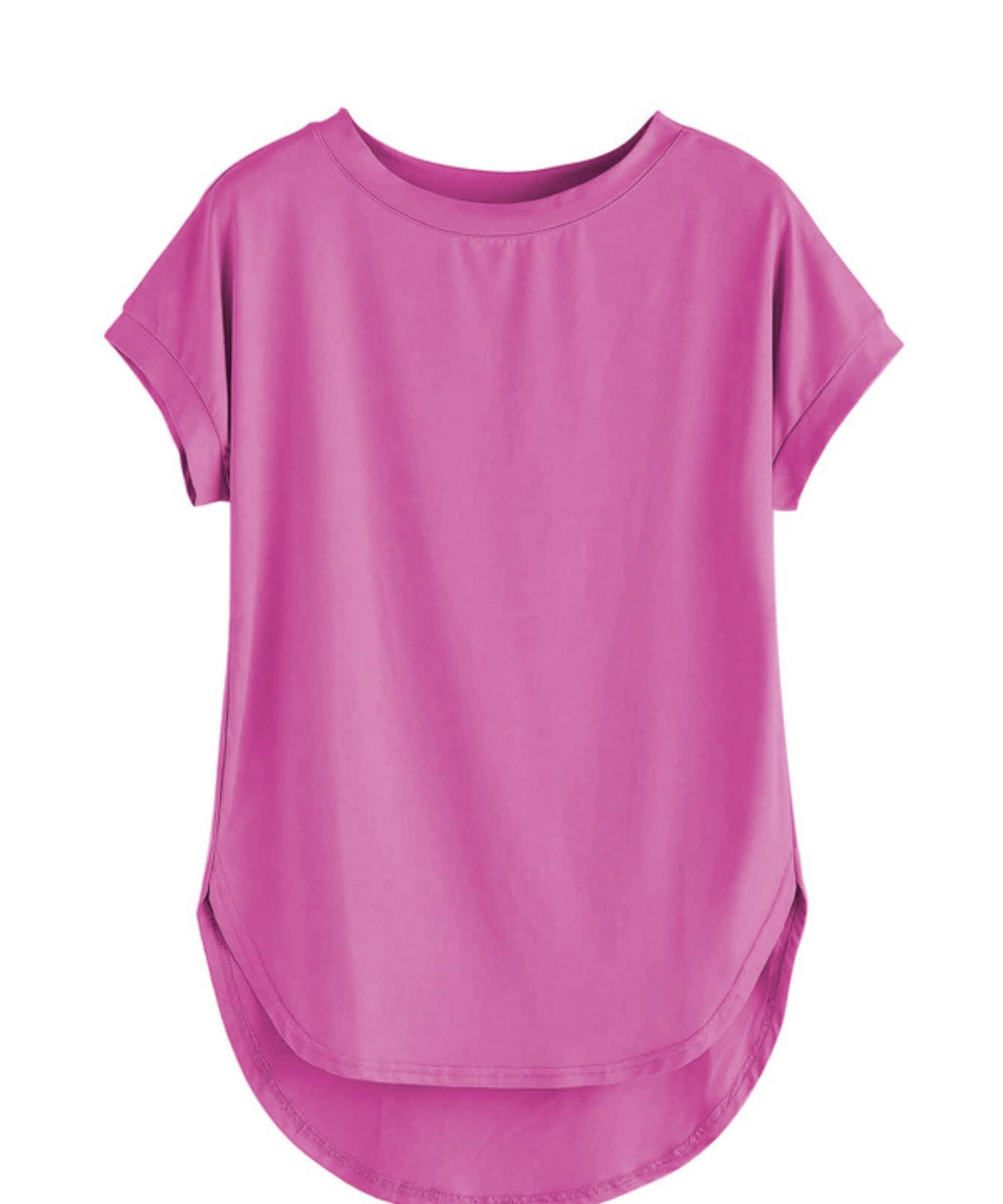 THE BLAZZE Women's Cotton Regular Top ( Pink )     			THE BLAZZE Women's Cotton Regular Top ( Pink )
