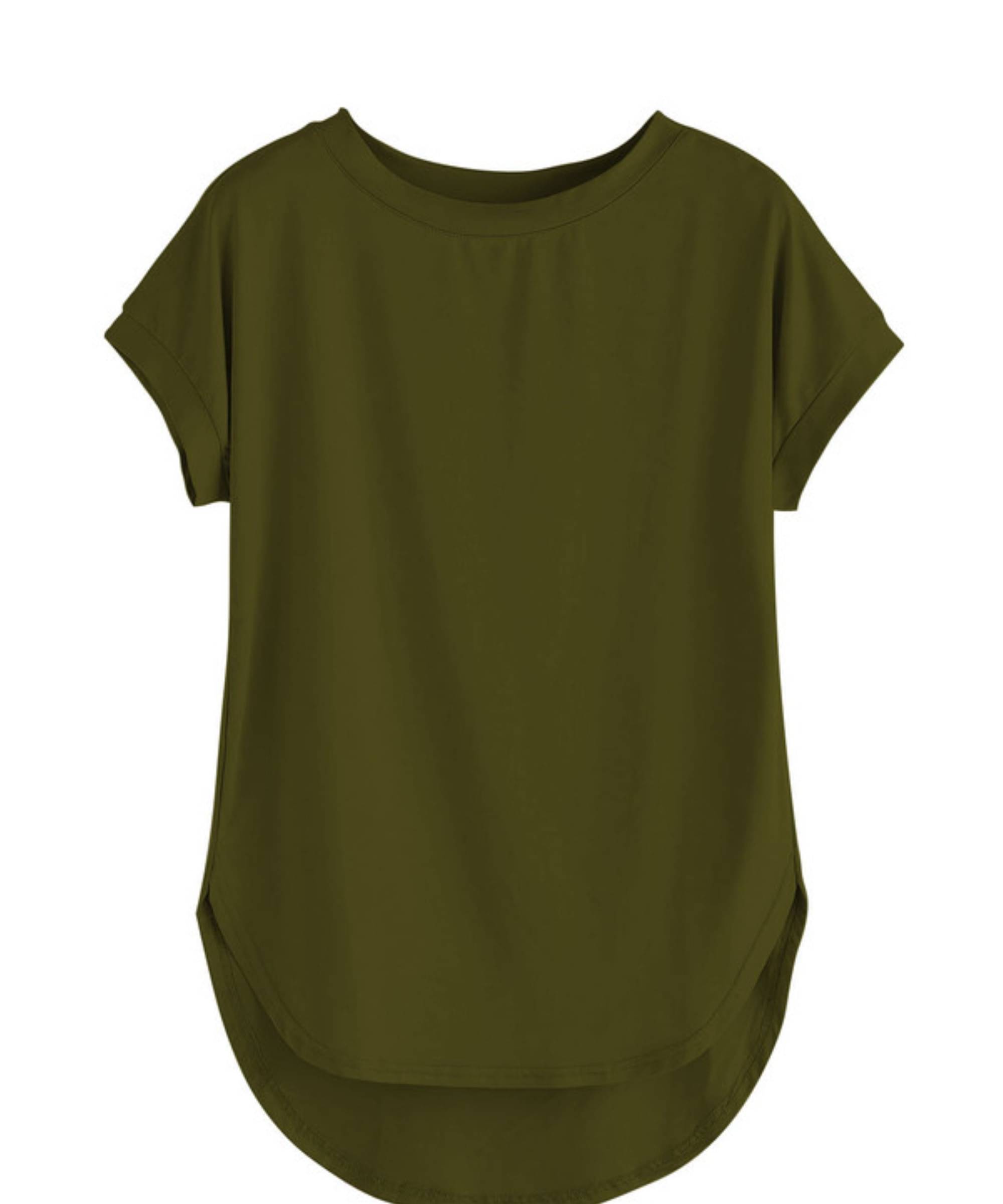 THE BLAZZE Women's Cotton Regular Top ( Green )     			THE BLAZZE Women's Cotton Regular Top ( Green )