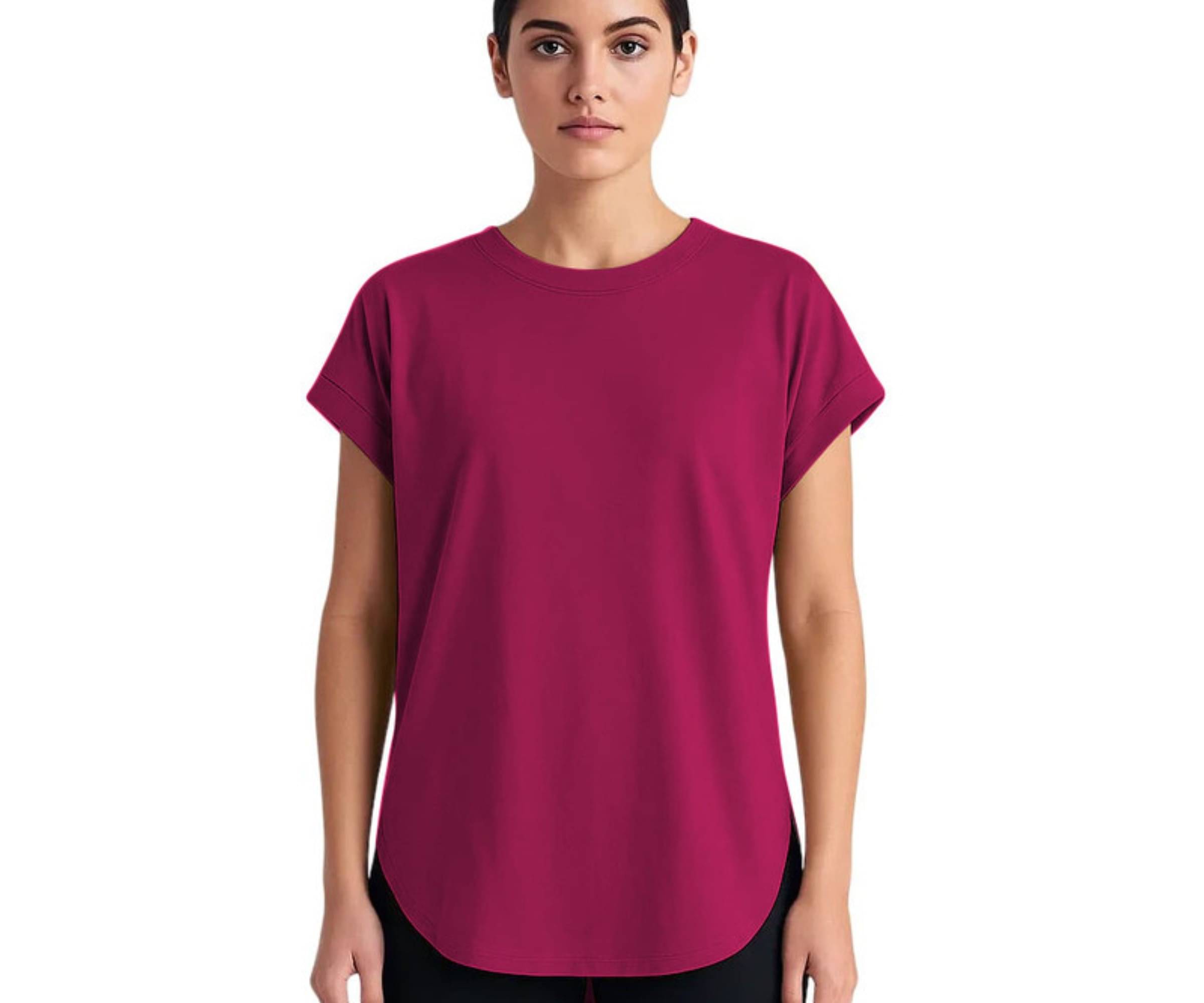 THE BLAZZE Women's Cotton Crop Top ( Pink ) THE BLAZZE Women's Cotton Crop Top ( Pink )