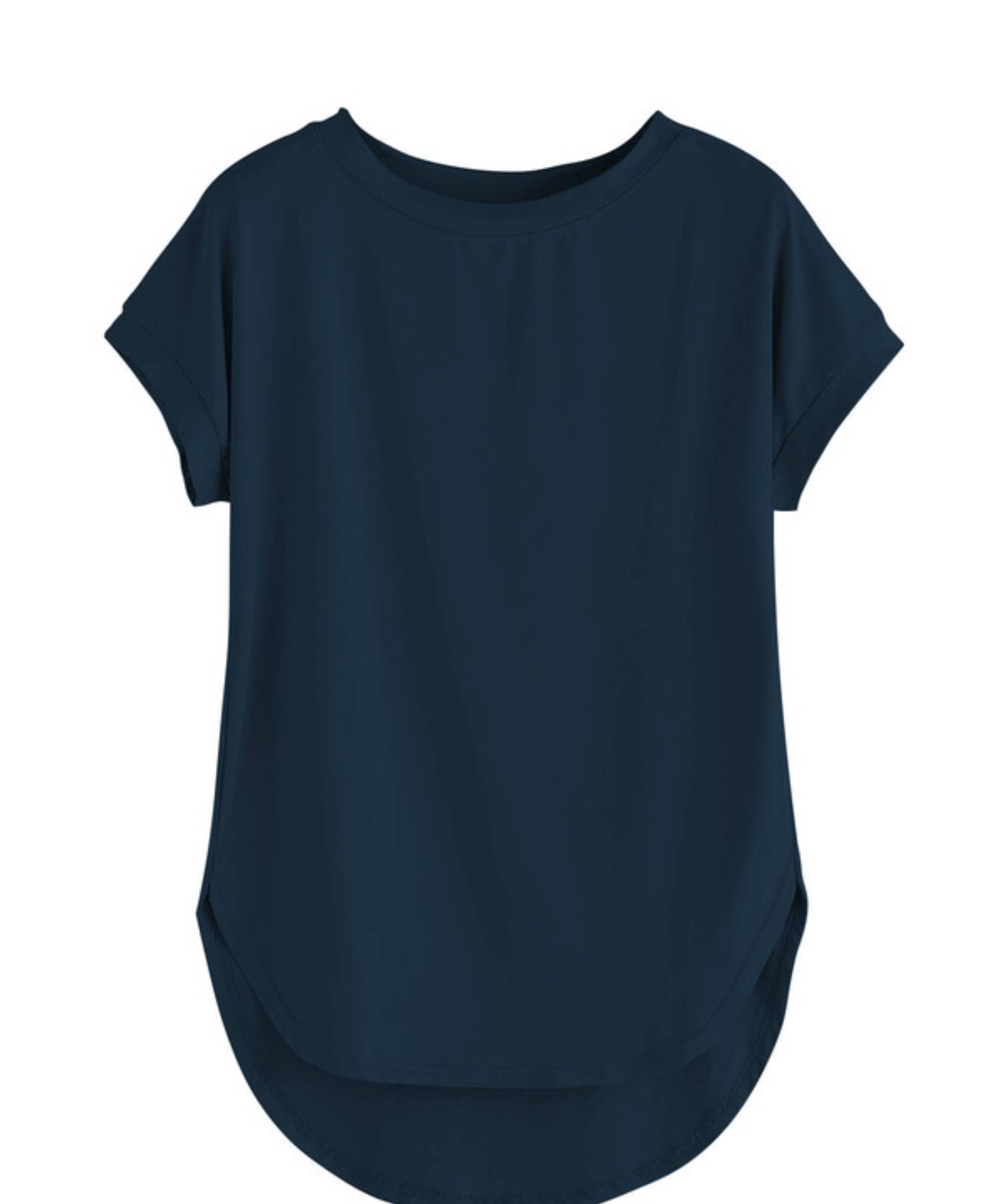 THE BLAZZE Women's Cotton Regular Top ( Blue ) THE BLAZZE Women's Cotton Regular Top ( Blue )