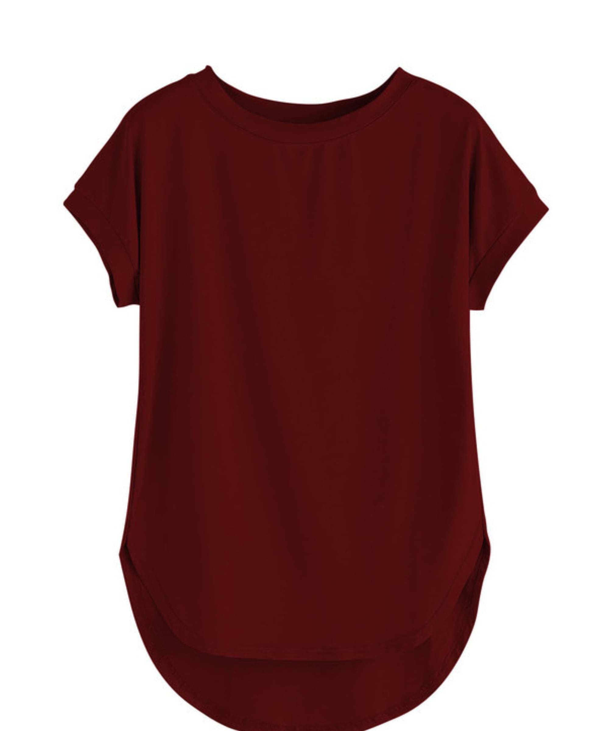 THE BLAZZE Women's Cotton Regular Top ( Brown ) THE BLAZZE Women's Cotton Regular Top ( Brown )