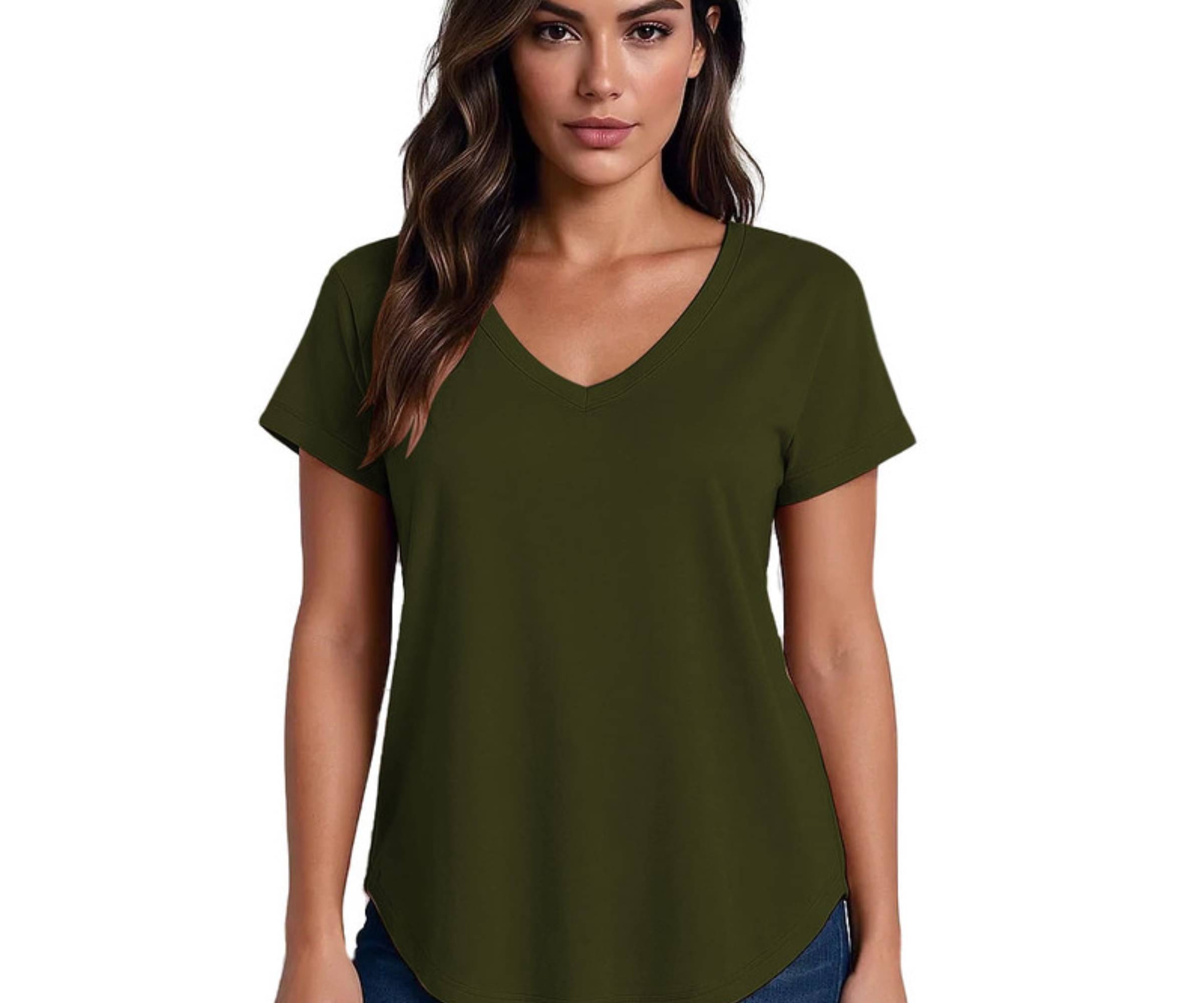 THE BLAZZE Women's Cotton Regular Top ( Green ) THE BLAZZE Women's Cotton Regular Top ( Green )