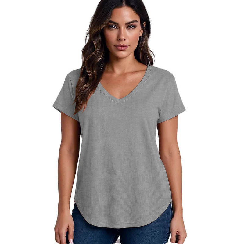THE BLAZZE Women's Cotton Crop Top ( Grey )     			THE BLAZZE Women's Cotton Crop Top ( Grey )