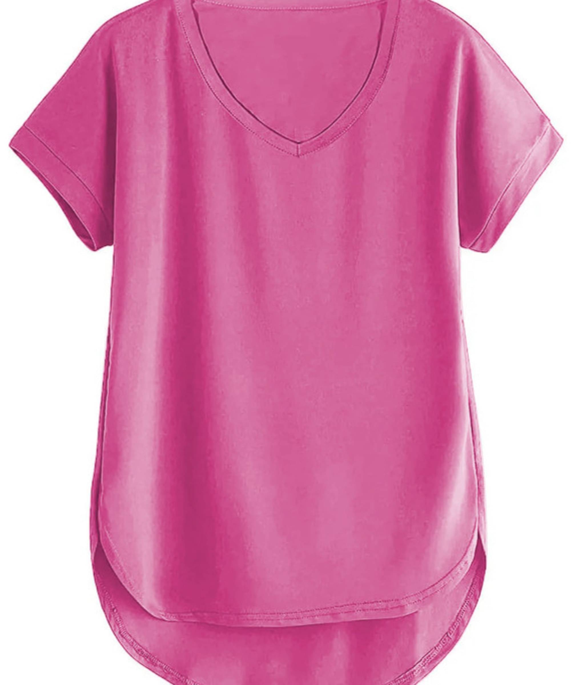     			THE BLAZZE Women's Cotton Regular Top ( Pink )