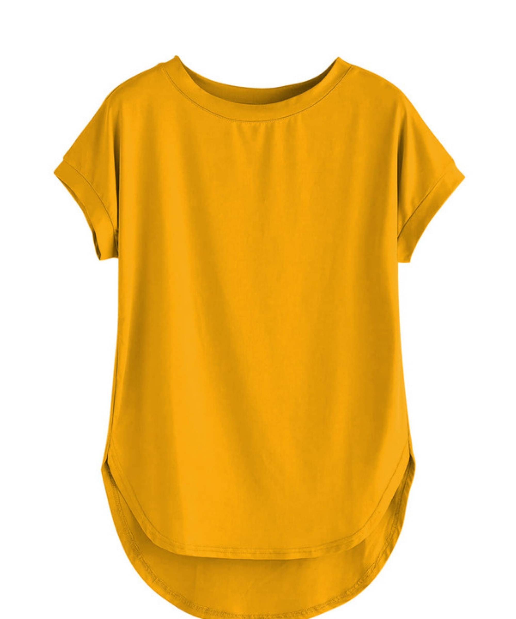 THE BLAZZE Women's Cotton Regular Top ( Yellow ) THE BLAZZE Women's Cotton Regular Top ( Yellow )