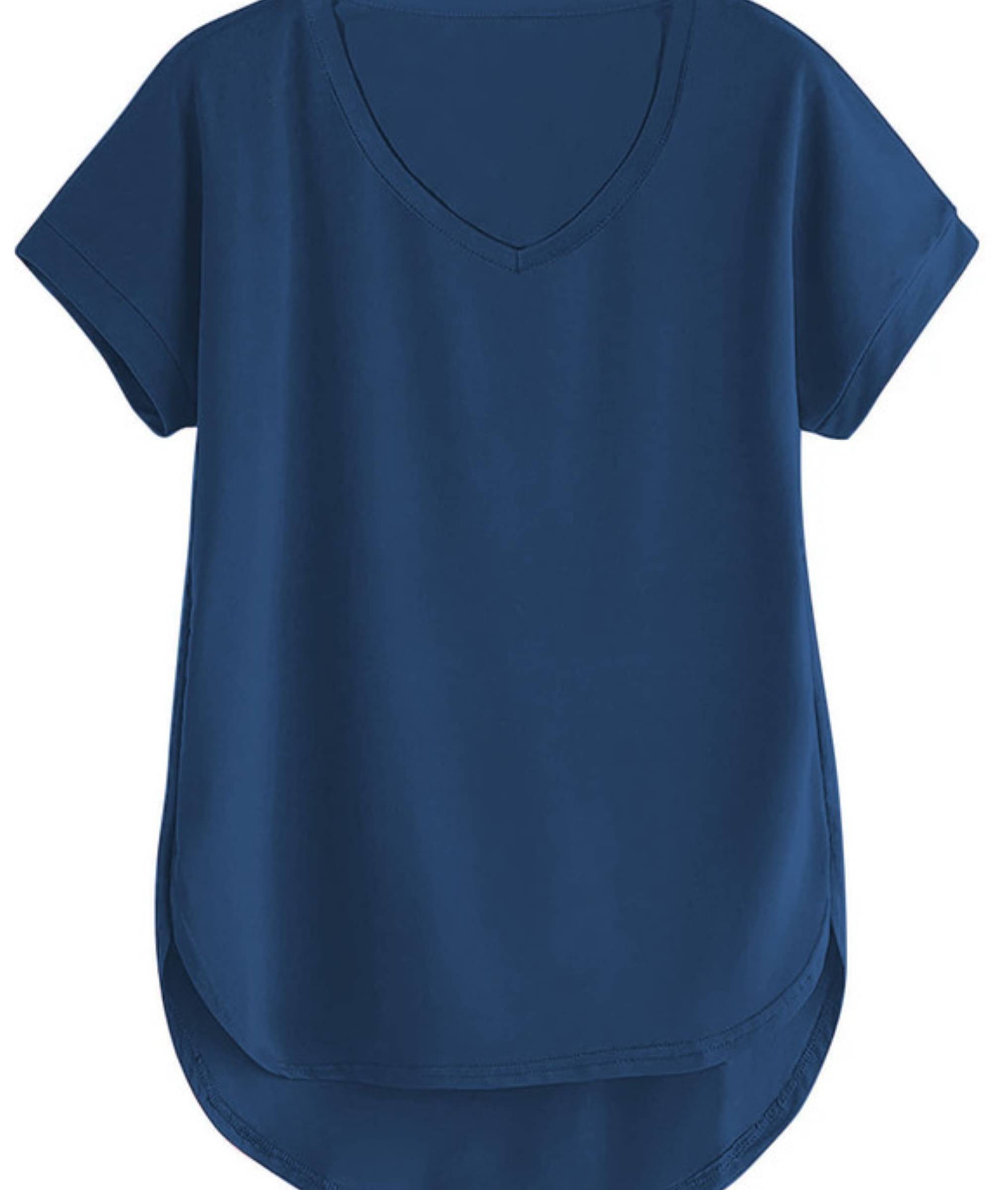 THE BLAZZE Women's Cotton Regular Top ( Blue ) THE BLAZZE Women's Cotton Regular Top ( Blue )