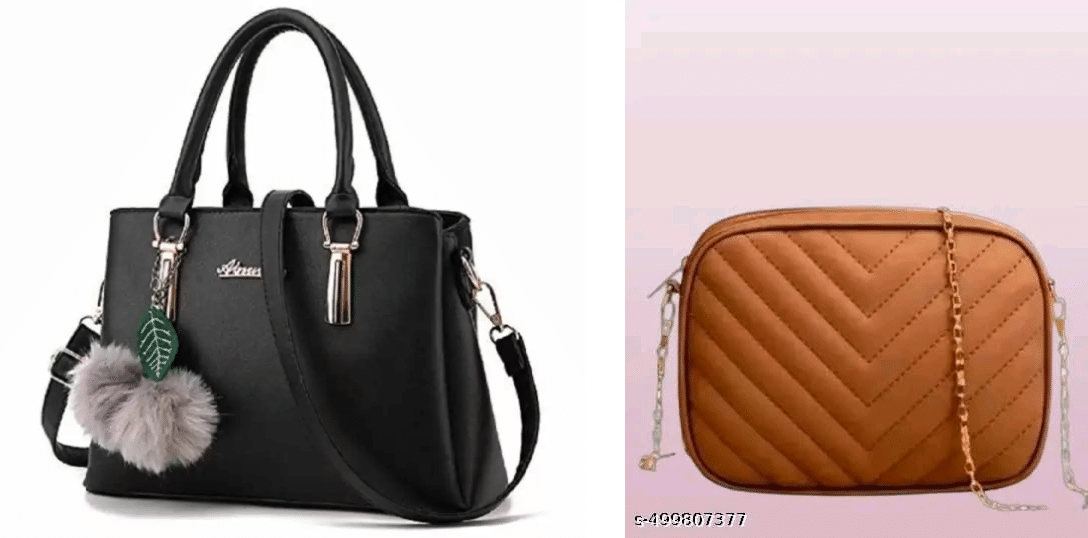     			THE MONAIN CEAPT Shoulder Bag PU Set of 1 ( Brown )