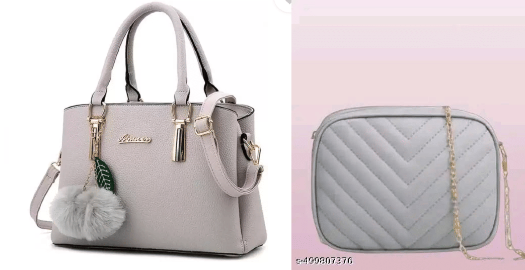     			THE MONAIN CEAPT Shoulder Bag PU Set of 1 ( Grey )