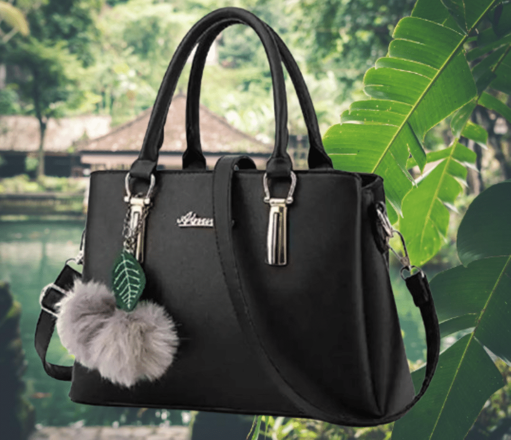     			THE MONAINA CEAPT Shoulder Bag PU Set of 1 ( Black )