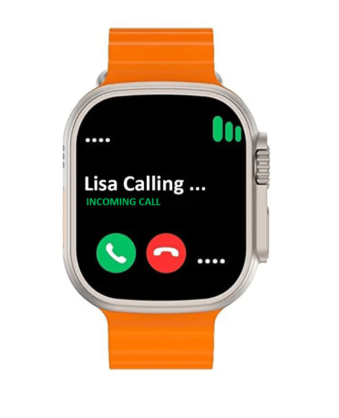     			WOF AMOLED BT Calling Smart Watch with Silicone Strap Upto 1-2 days Backup ( Multicolor )