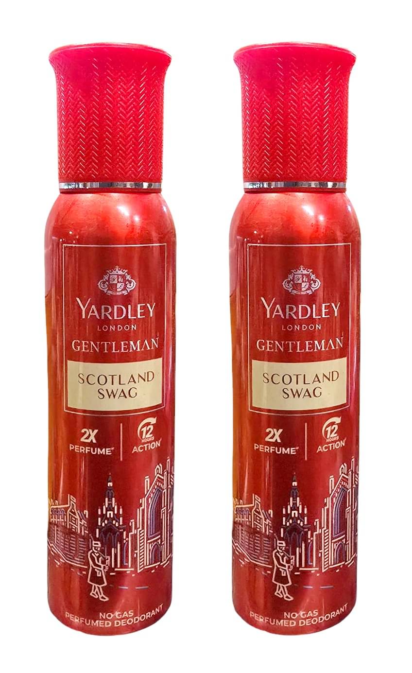     			Yardley London Gentleman SCOTLAND SWAG ,120 ML each Body Spray for Women,Men,Unisex 240 ml ( Pack of 2 )