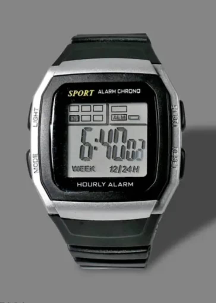kriss collection Black PU Digital Men's Watch