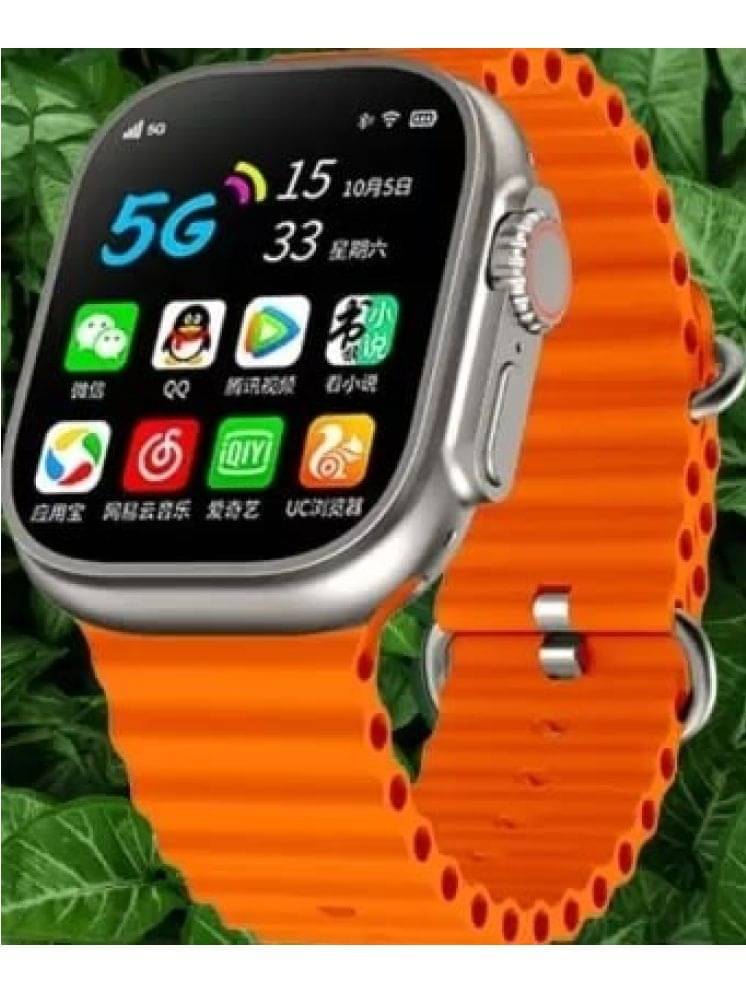 AMOLED BT Calling Smart Watch with Silicone Strap Upto 1-2 days Backup AMOLED BT Calling Smart Watch with Silicone Strap Upto 1-2 days Backup