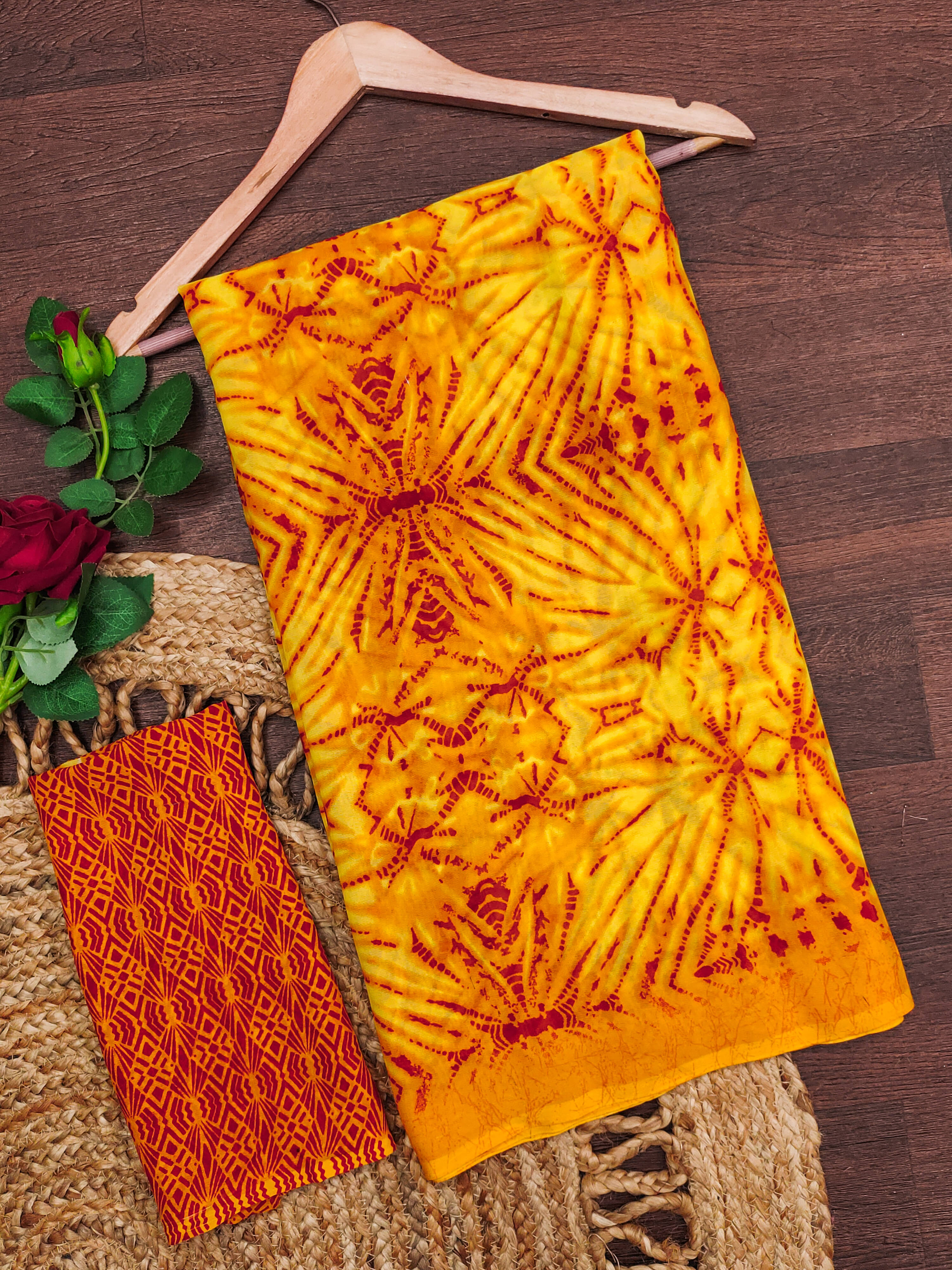 ANAND SAREES Georgette Printed Ilkal Saree With Unstitched Blouse Piece ( Multicolor )     			ANAND SAREES Georgette Printed Ilkal Saree With Unstitched Blouse Piece ( Multicolor )