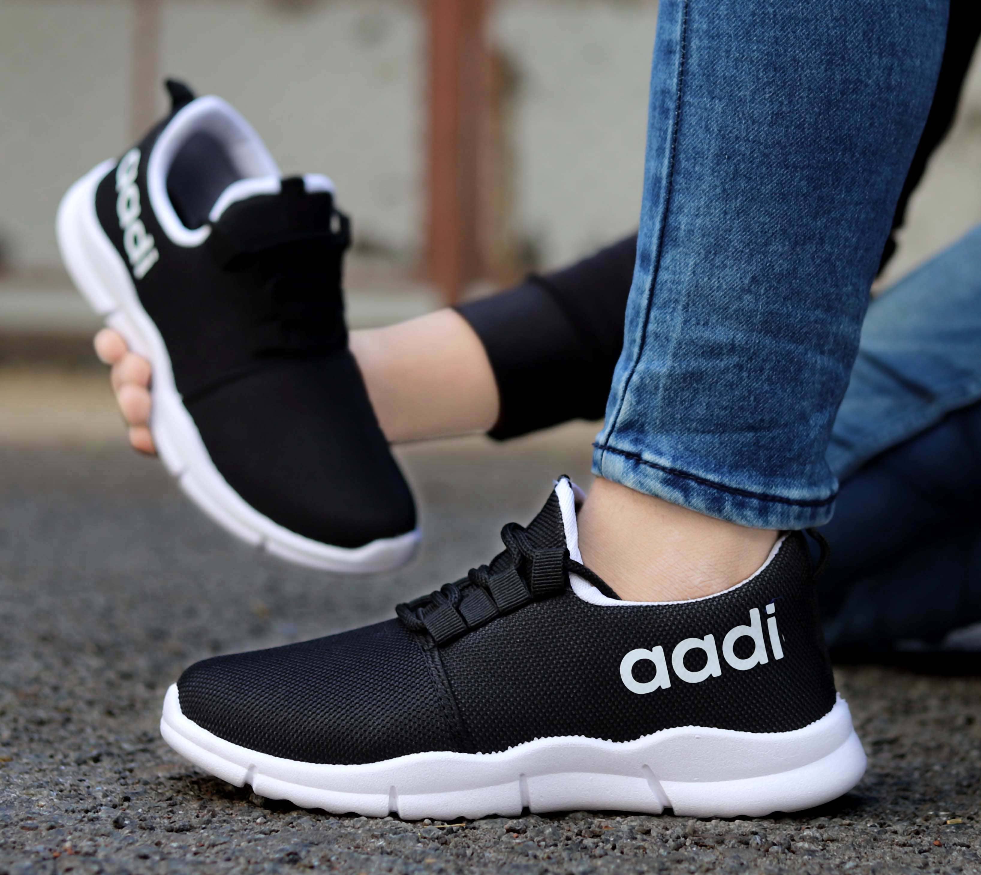 Aadi Black Men's Outdoor Shoes - Casual Shoes | Buy online on ZillyBuy