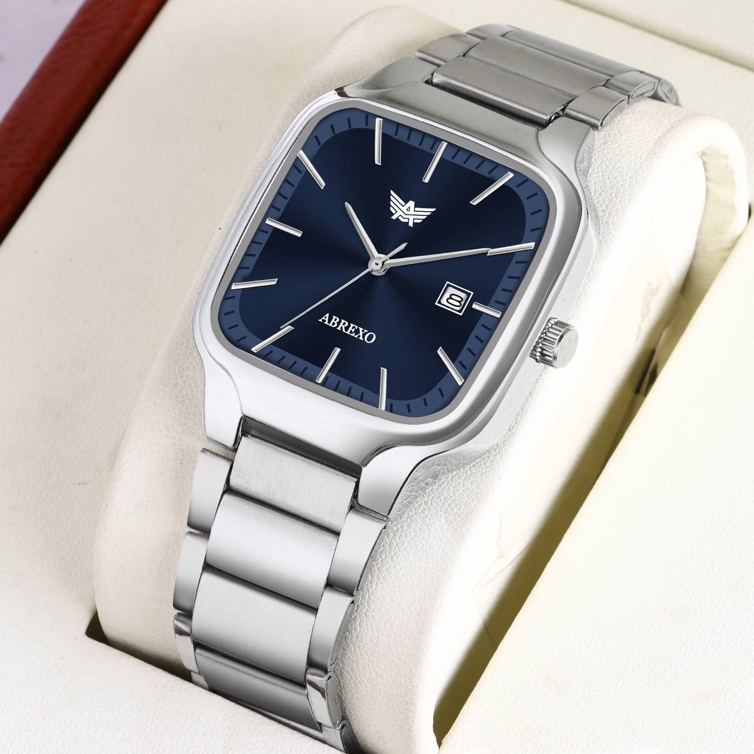Abrexo Silver Stainless Steel Analog Men's Watch