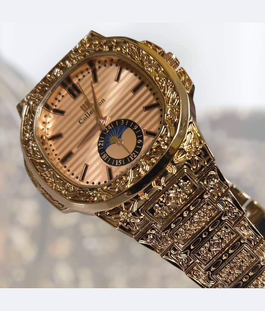 Rolex 6112 Leather Analog Men's Watch