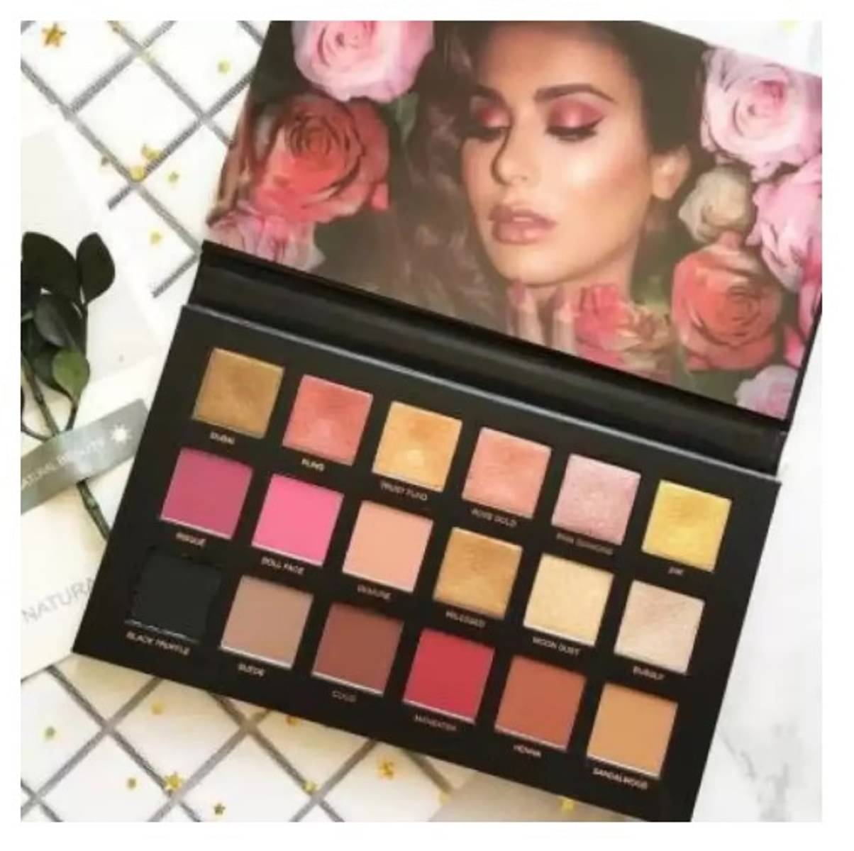 FROSTED COSMETIC Pink Rose Natural Loose Powder Eye Shadow 50 FROSTED COSMETIC Pink Rose Natural Loose Powder Eye Shadow 50