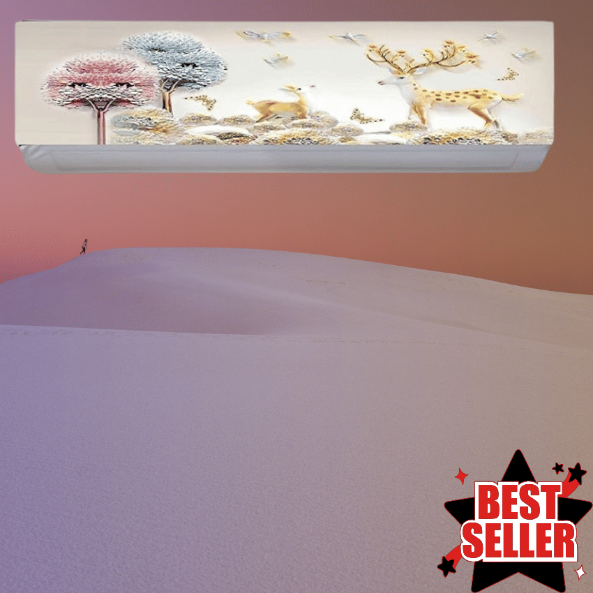     			REKHOLA Single Poly-Cotton Multi AC Cover for Split AC