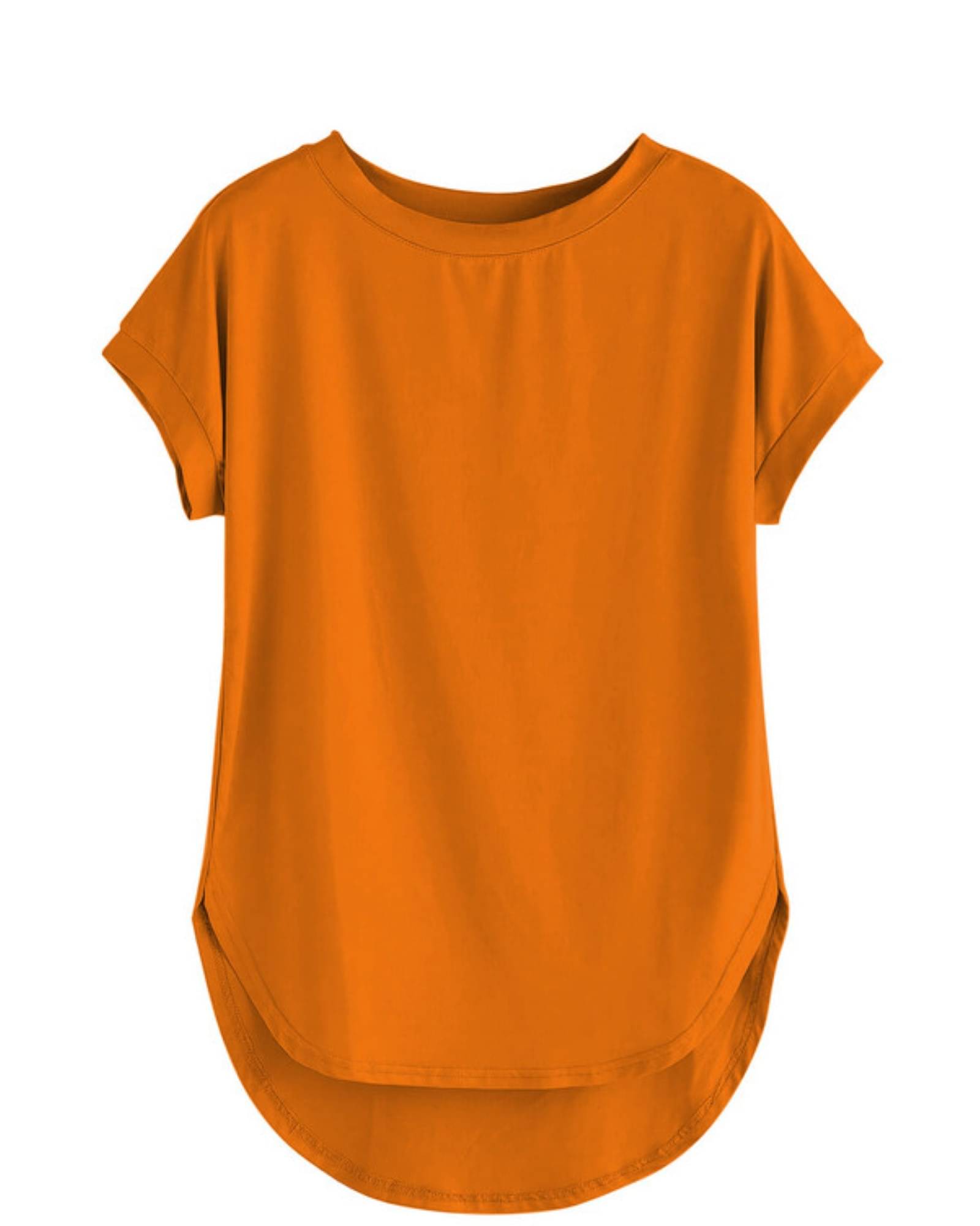     			THE BLAZZE Women's Cotton Crop Top ( Orange )