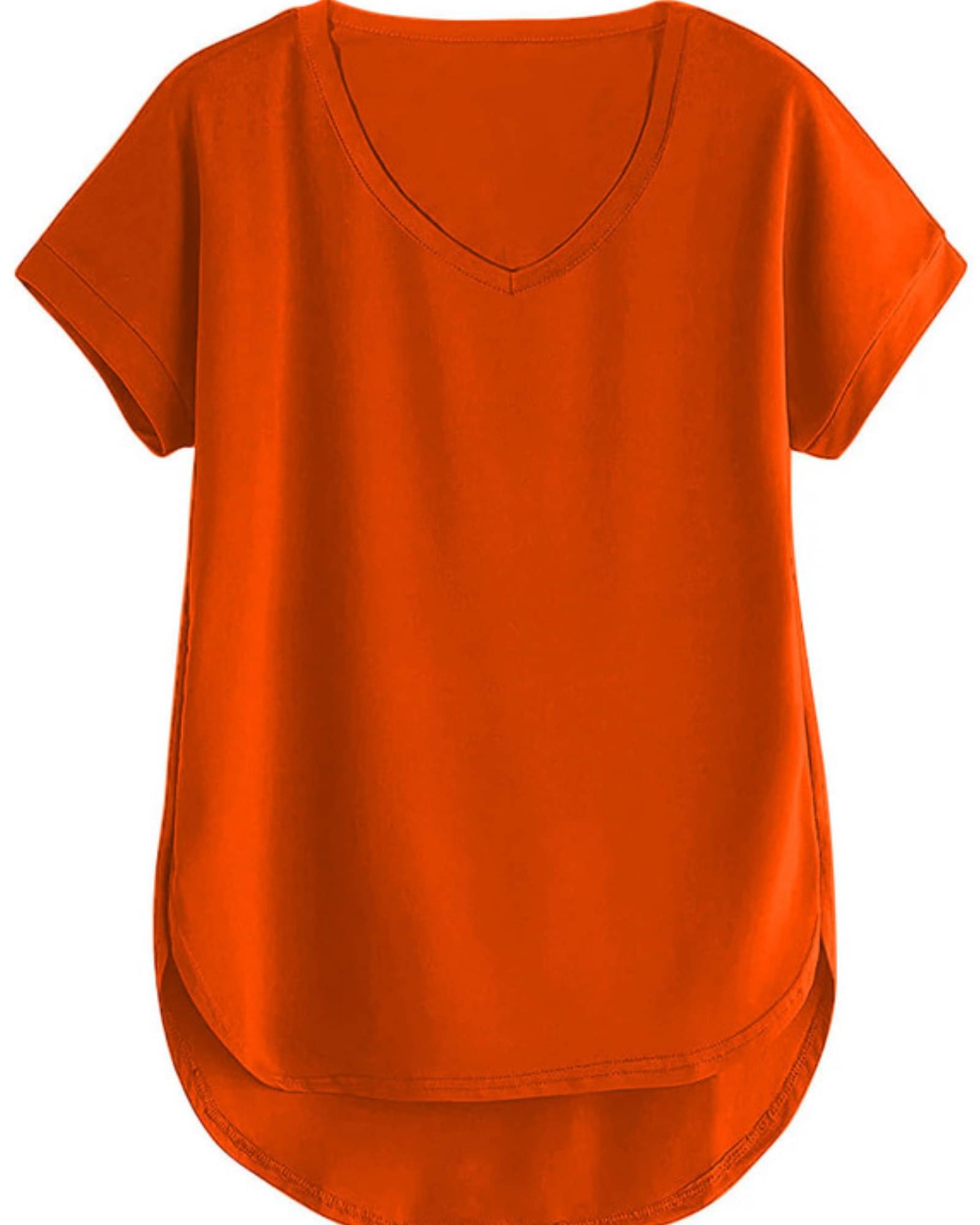     			THE BLAZZE Women's Cotton Crop Top ( Orange )