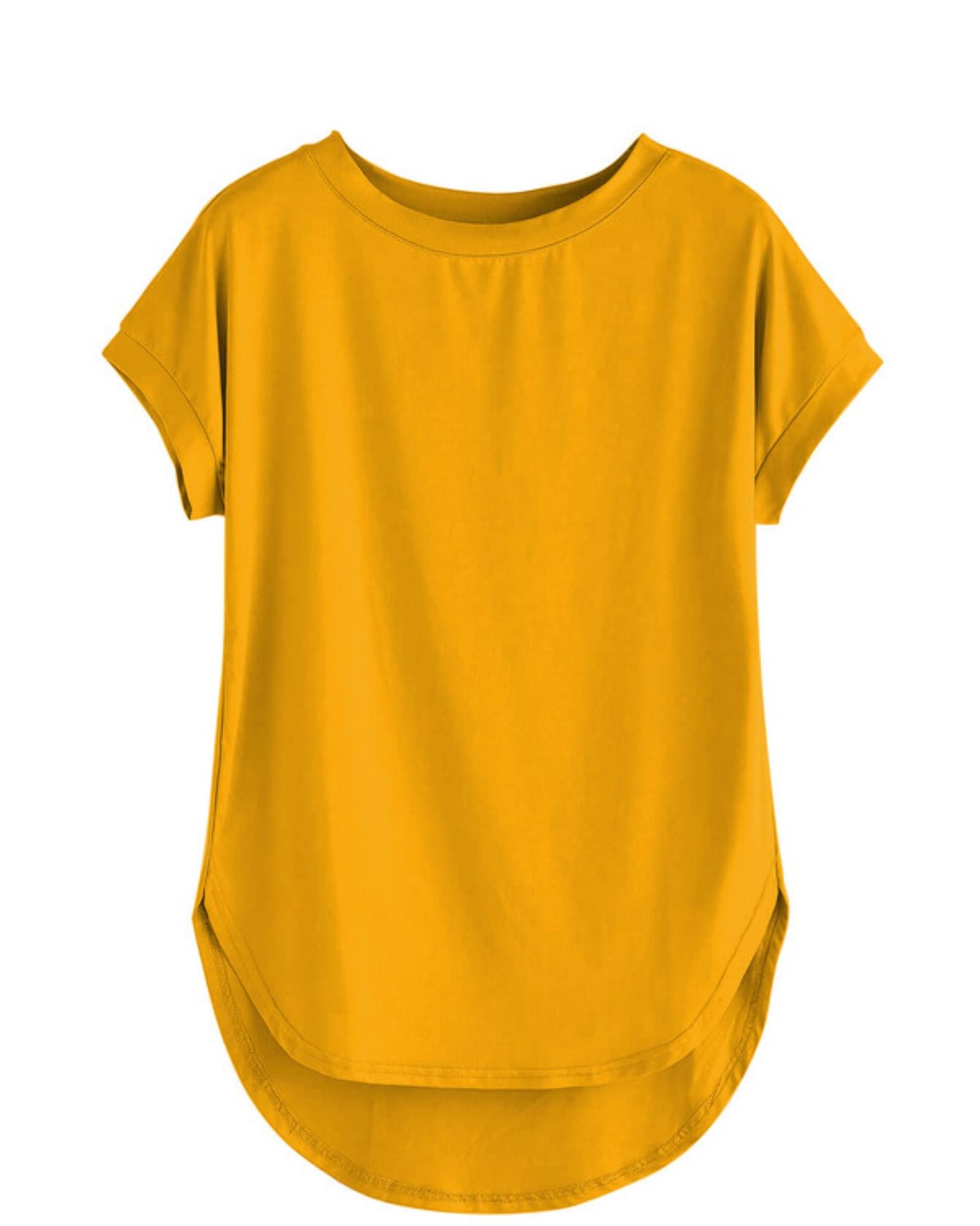 THE BLAZZE Women's Cotton Crop Top ( Yellow )     			THE BLAZZE Women's Cotton Crop Top ( Yellow )