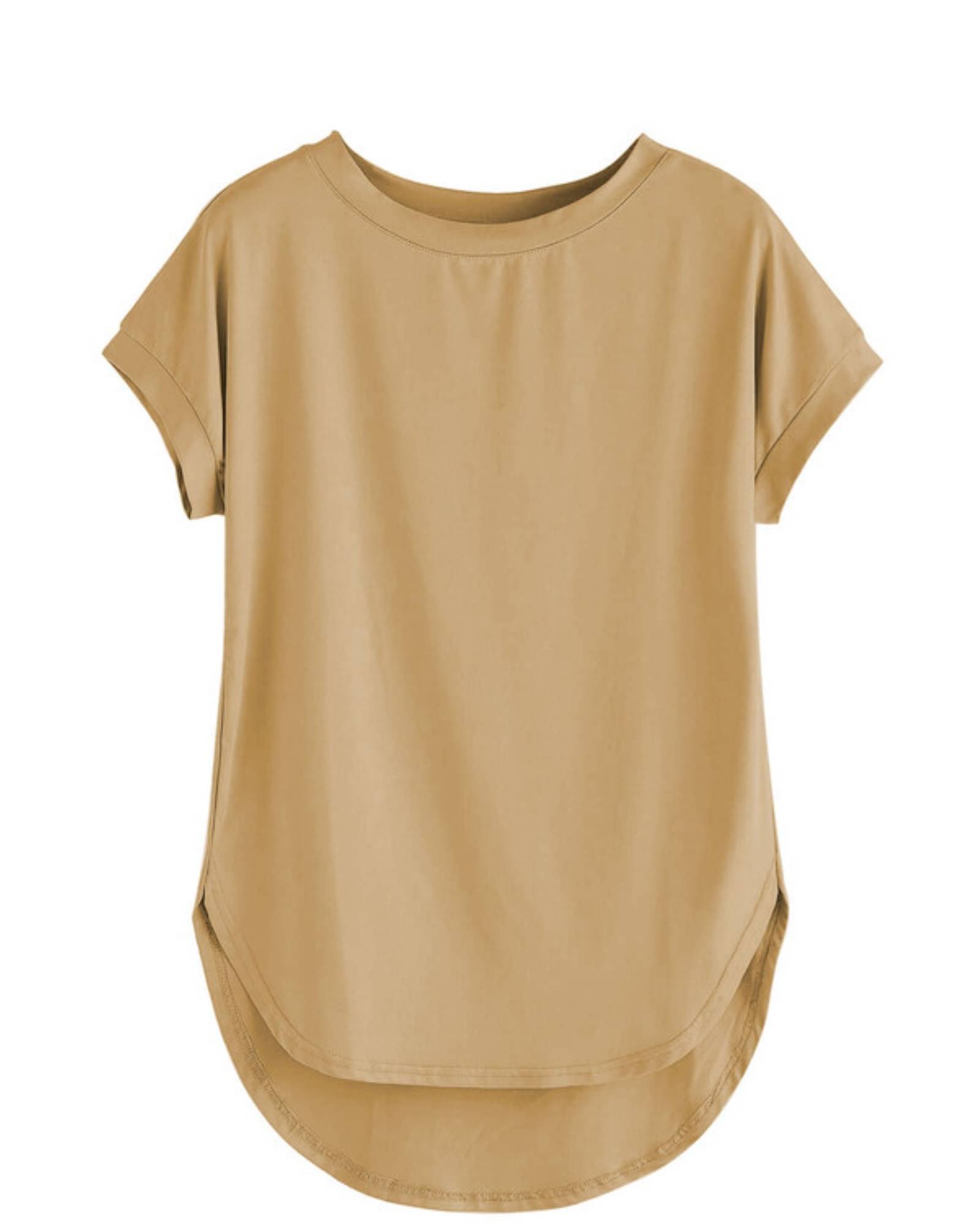     			THE BLAZZE Women's Cotton Crop Top ( Beige )