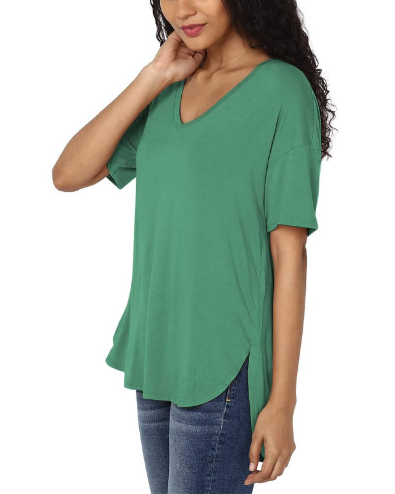 THE BLAZZE Women's Cotton Crop Top ( Green )     			THE BLAZZE Women's Cotton Crop Top ( Green )