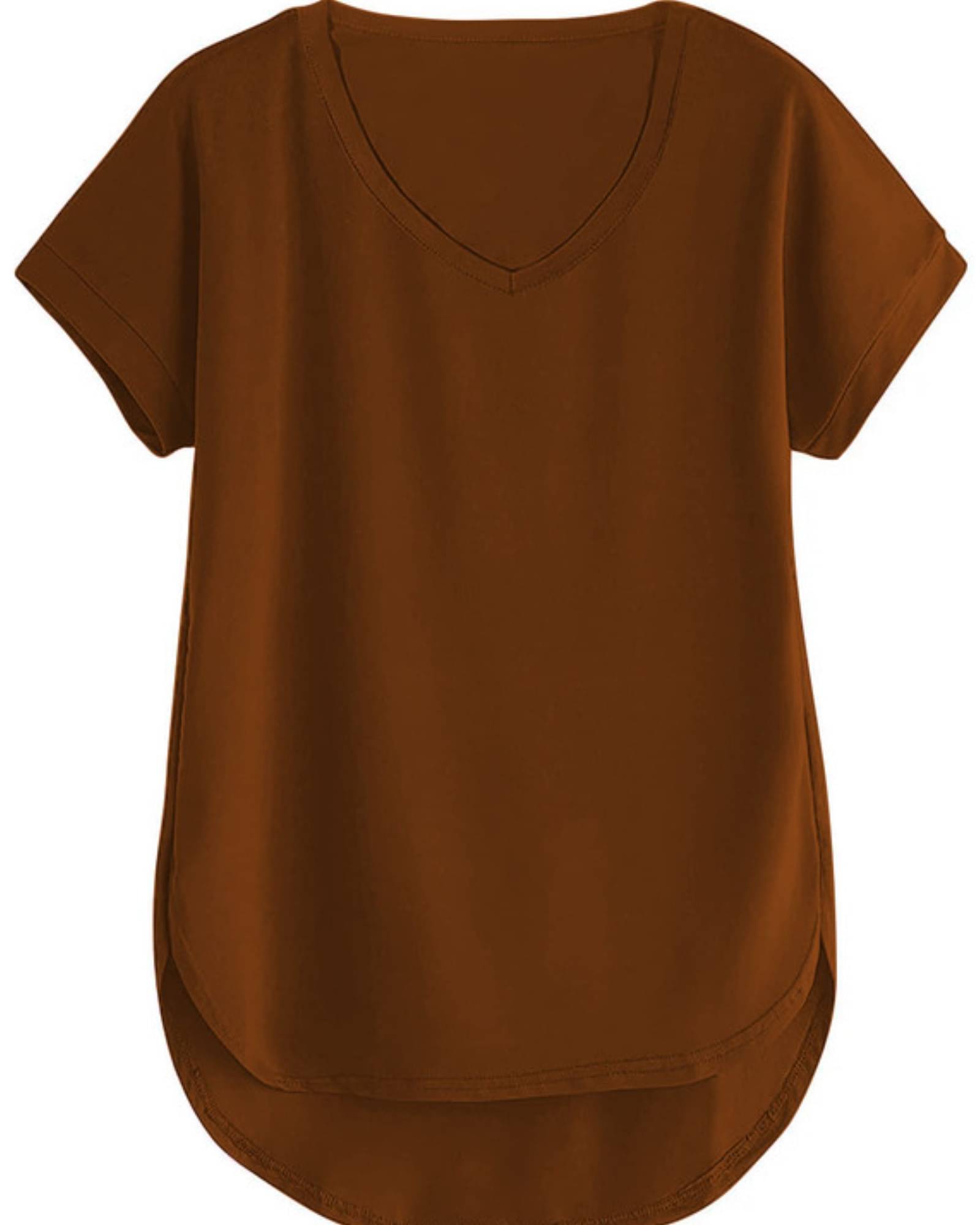     			THE BLAZZE Women's Cotton Crop Top ( Brown )