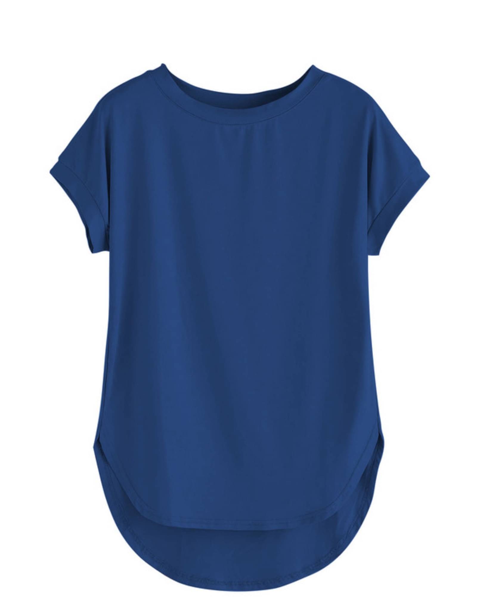 THE BLAZZE Women's Cotton Crop Top ( Blue ) THE BLAZZE Women's Cotton Crop Top ( Blue )