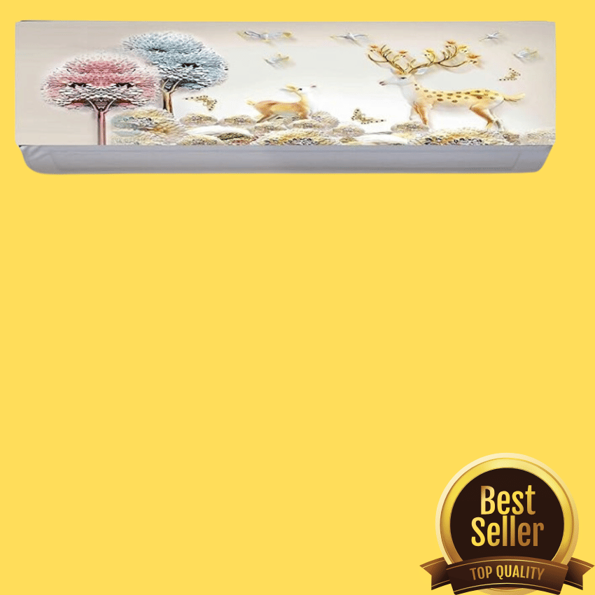     			Woozie Single Poly-Cotton Multi AC Cover for Split AC