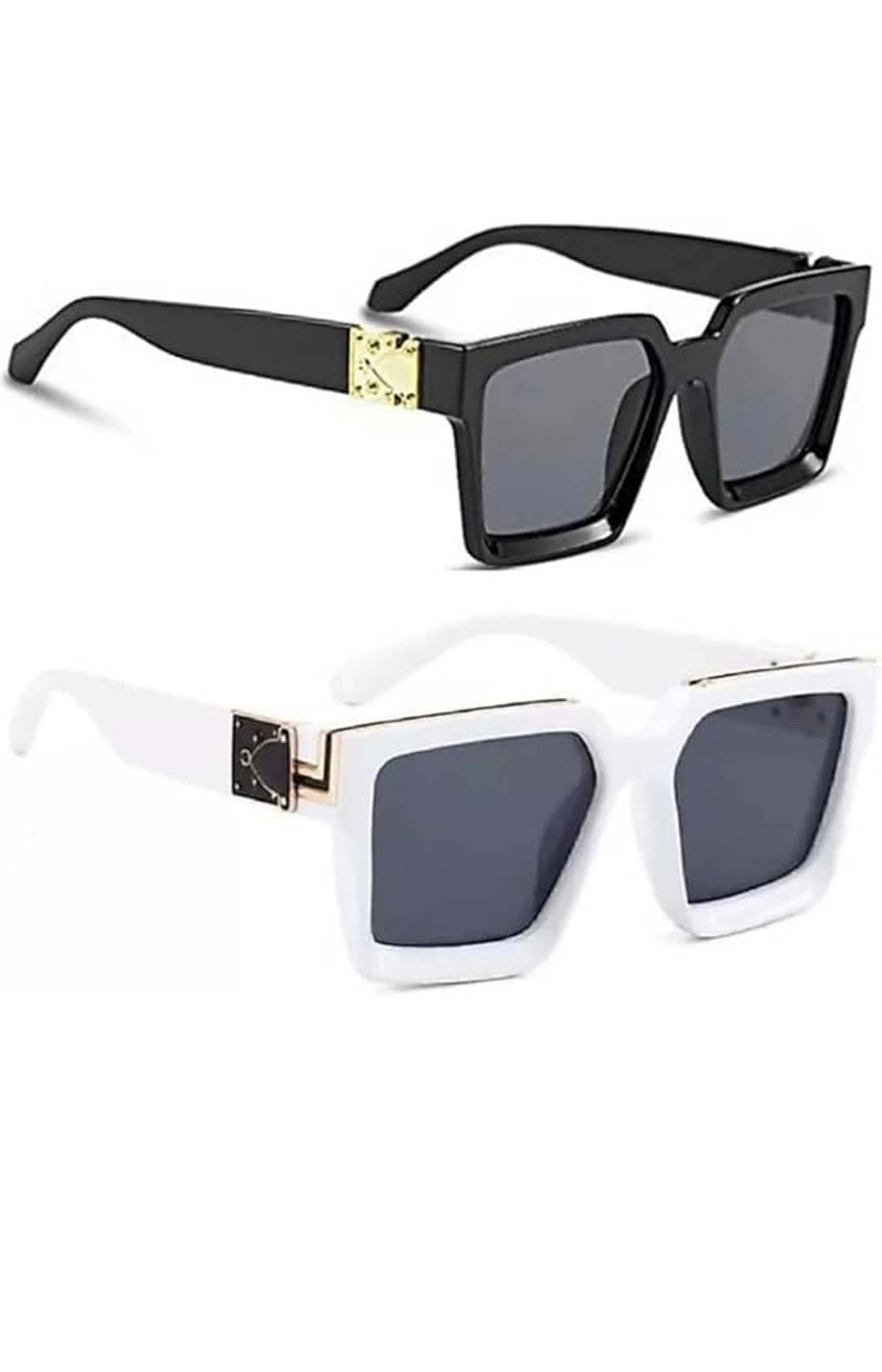 windexa Black Square Sunglasses ( Pack of 2 ) windexa Black Square Sunglasses ( Pack of 2 )