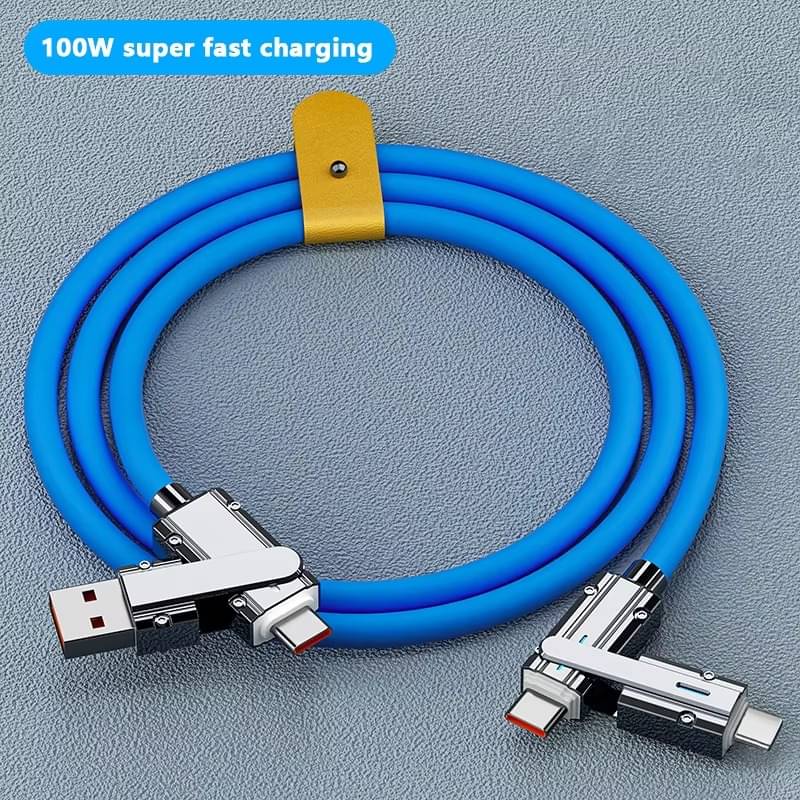 2-in-1 Fast Charging & Data Sync Cable | Dual Connector 2-in-1 Fast Charge Cable | Dual Connector for Android & iOS Devices 2-in-1 Fast Charging & Data Sync Cable | Dual Connector 2-in-1 Fast Charge Cable | Dual Connector for Android & iOS Devices