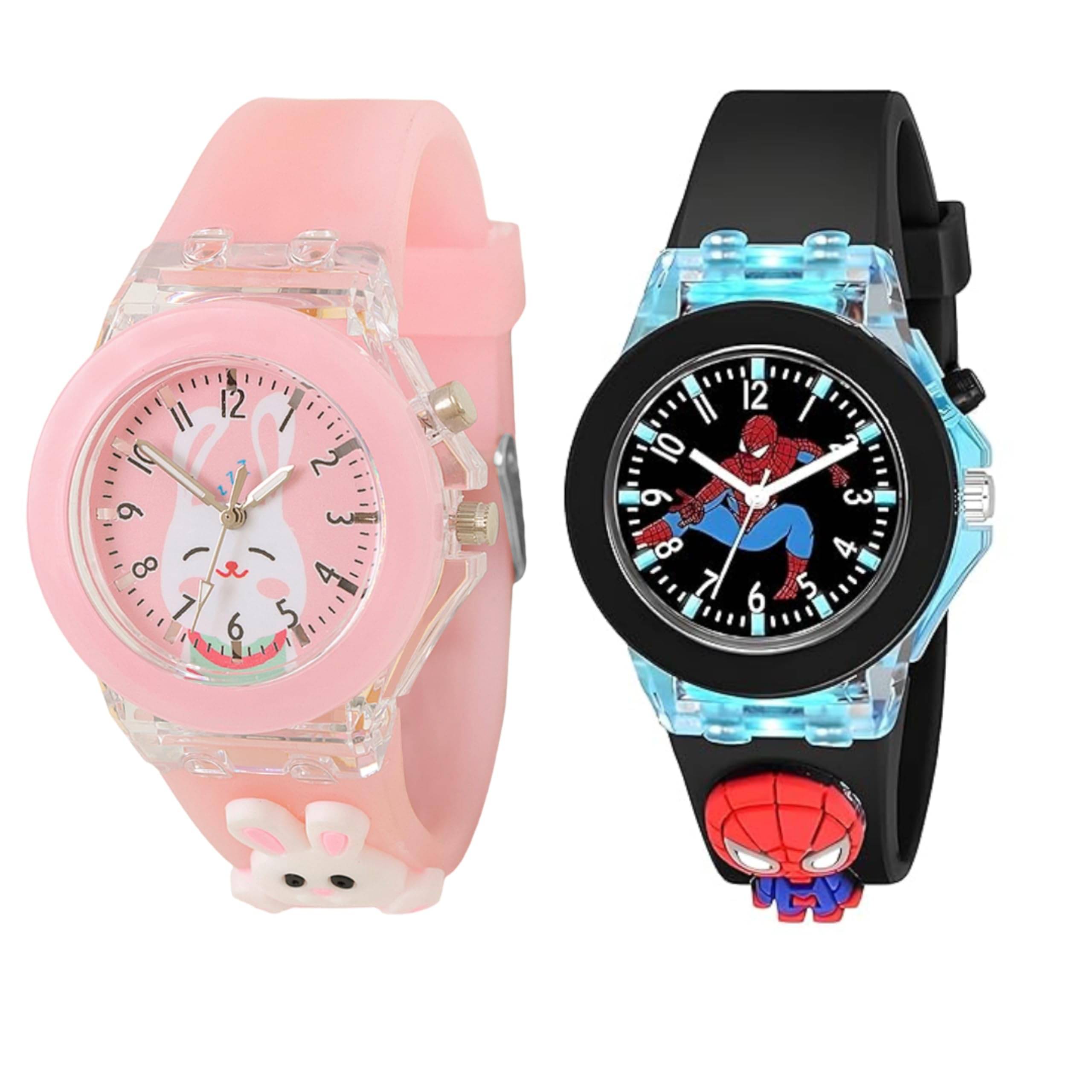 ALNA TURA Multicolor Dial Analog Girls Watch ( Pack Of 2 ) ALNA TURA Multicolor Dial Analog Girls Watch ( Pack Of 2 )