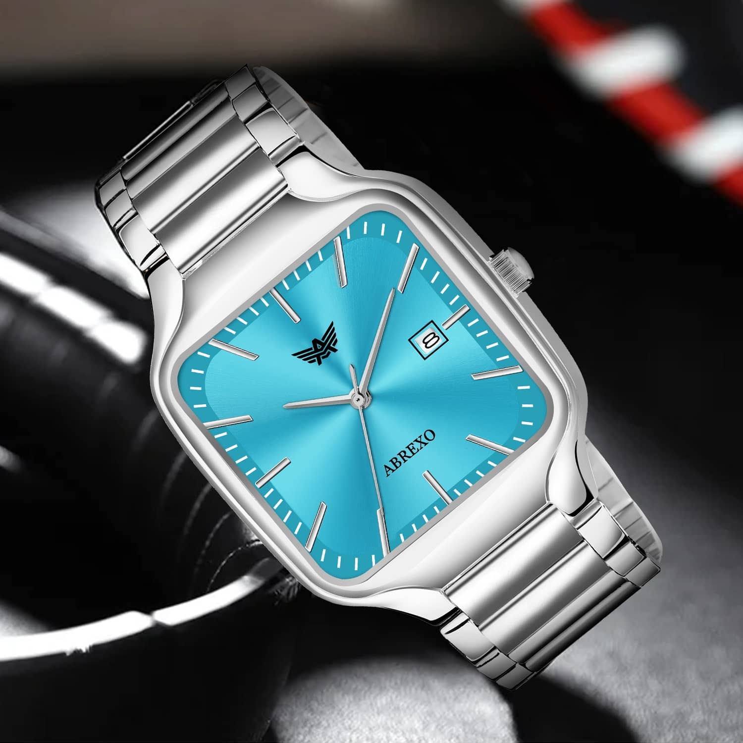 Abrexo Silver Stainless Steel Analog Men's Watch