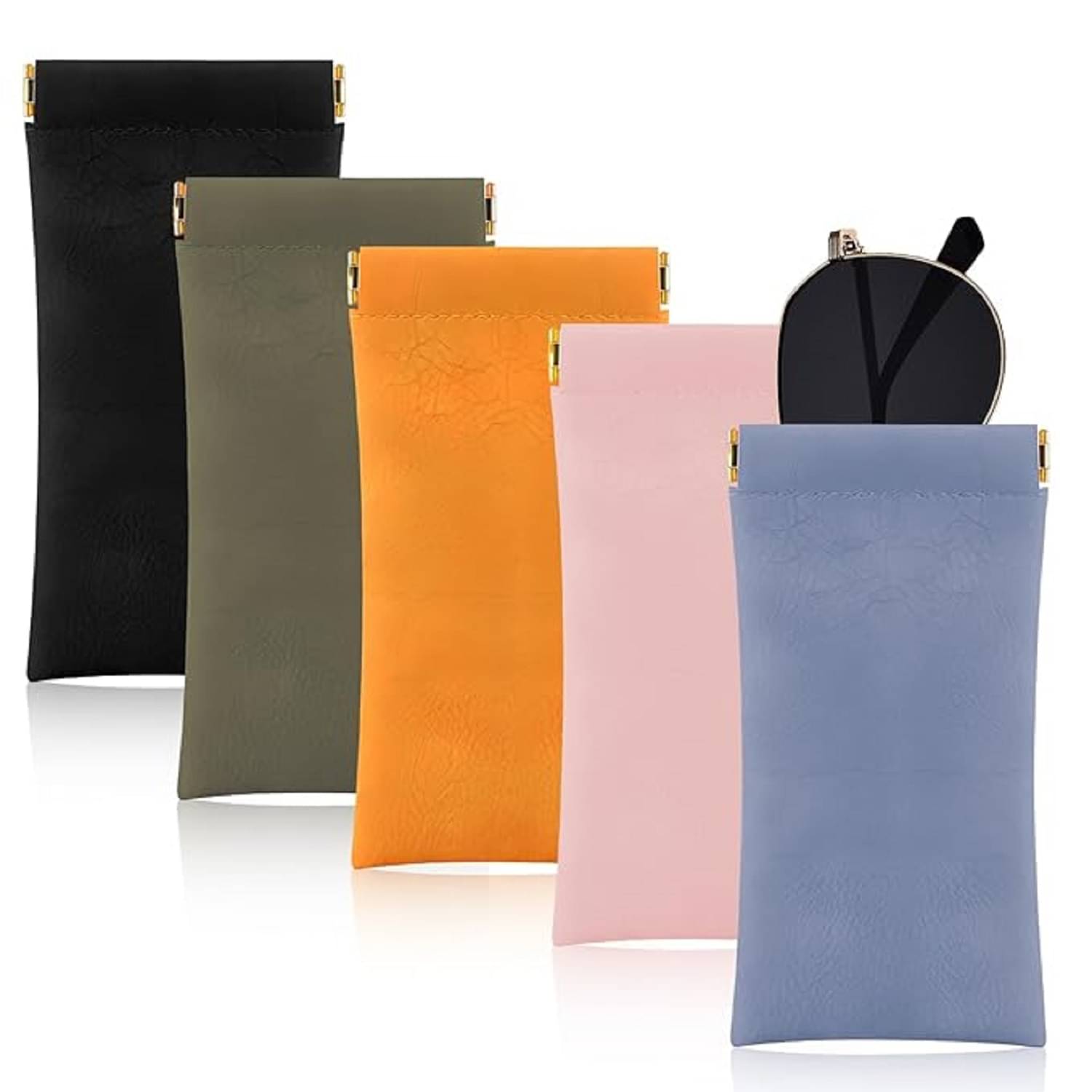     			BECKONMART Multicolor Mini Jewelry Storage Pouches for Women Girls