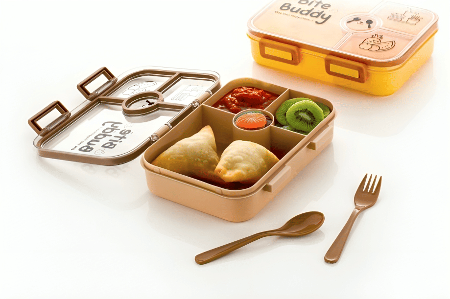     			BRANZY Bite Buddy Plastic Lunch Box 1 - Container ( Pack of 1 )