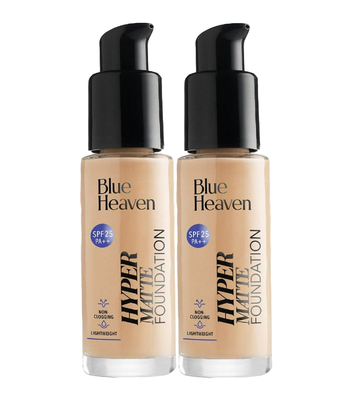     			Blue Heaven Hyper Matte Foundation, 30 ml, Natsand103 (Pack of 2)
