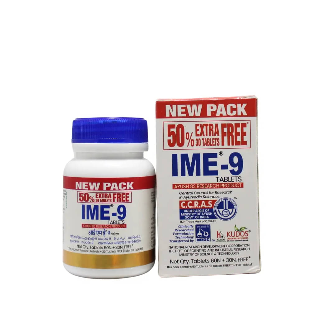     			IME 9 Tablets 60 no.s (Pack of 4)