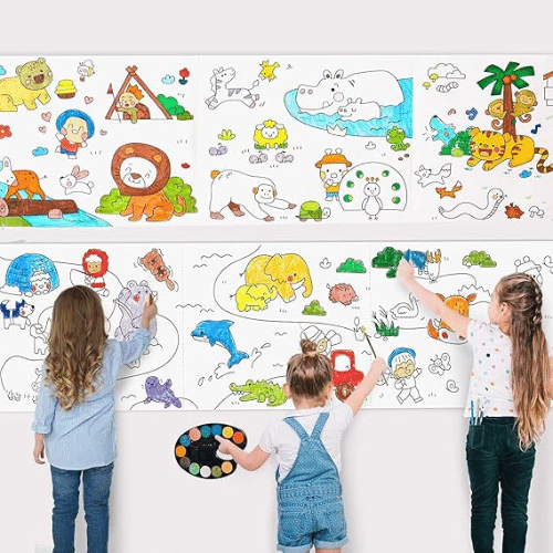 Coloring Paper Roll for Kids Coloring Paper Roll for Kids