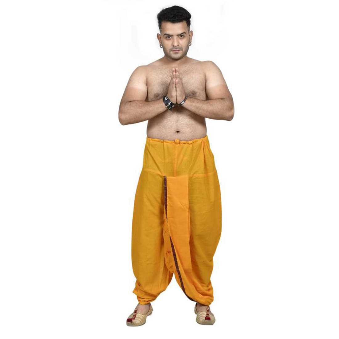 DISONE Cotton Blend Men's Dhoti Yellow ( Pack of 1 ) DISONE Cotton Blend Men's Dhoti Yellow ( Pack of 1 )