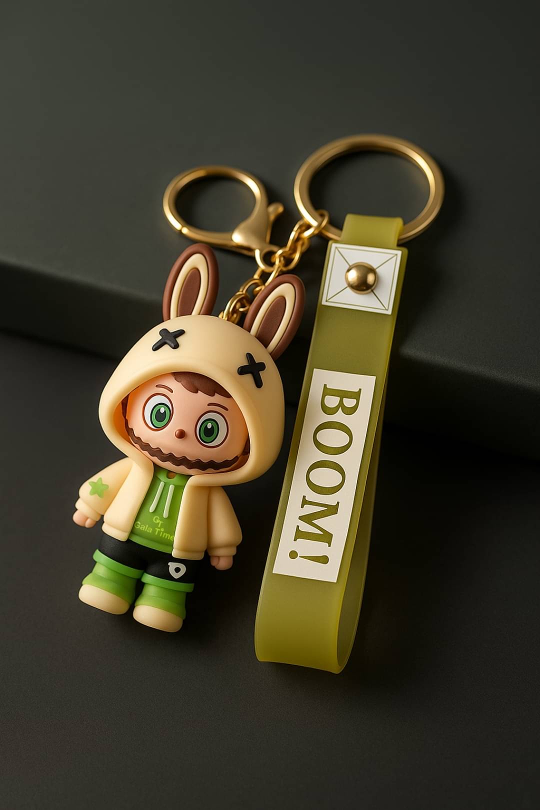 Gala Time Cute Elf Cartoon Labu-bu Bunny Keyring fr Car Bike Perfect Gift Friends Girl Boy Keychain ( Pack of 1 ) Gala Time Cute Elf Cartoon Labu-bu Bunny Keyring fr Car Bike Perfect Gift Friends Girl Boy Keychain ( Pack of 1 )